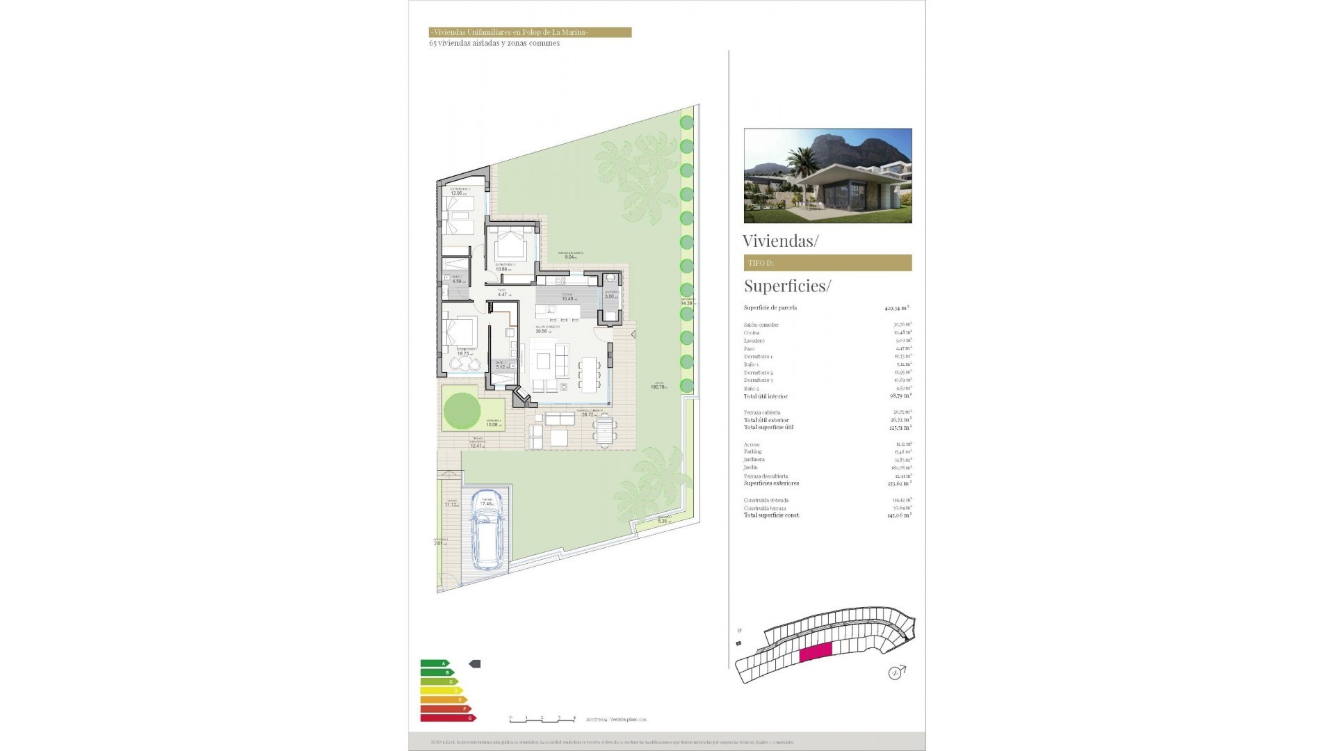 Nybyggd - Fristående villa -
Polop - Pla De Cantal