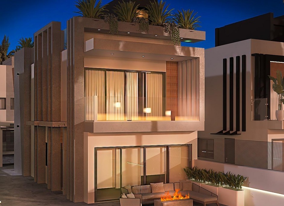 Nybyggd - Fristående villa -
Puerto de mazarron - El Alamillo