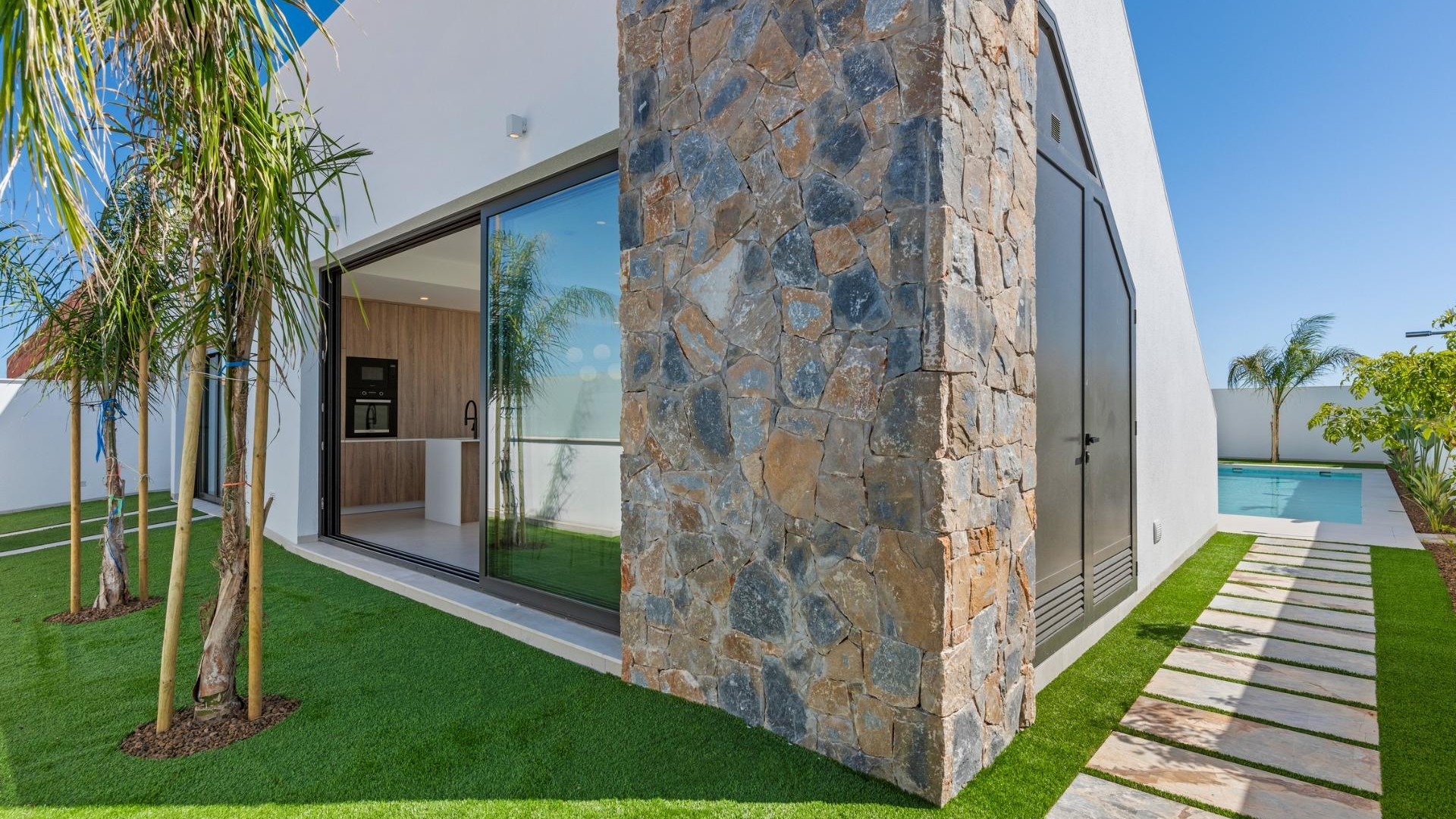 Nybyggd - Fristående villa -
San Javier - Parque del doce