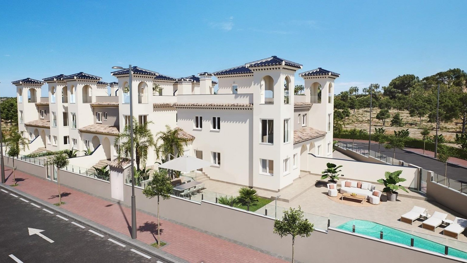 Nybyggd - Villa i parhus -
Bigastro - pueblo