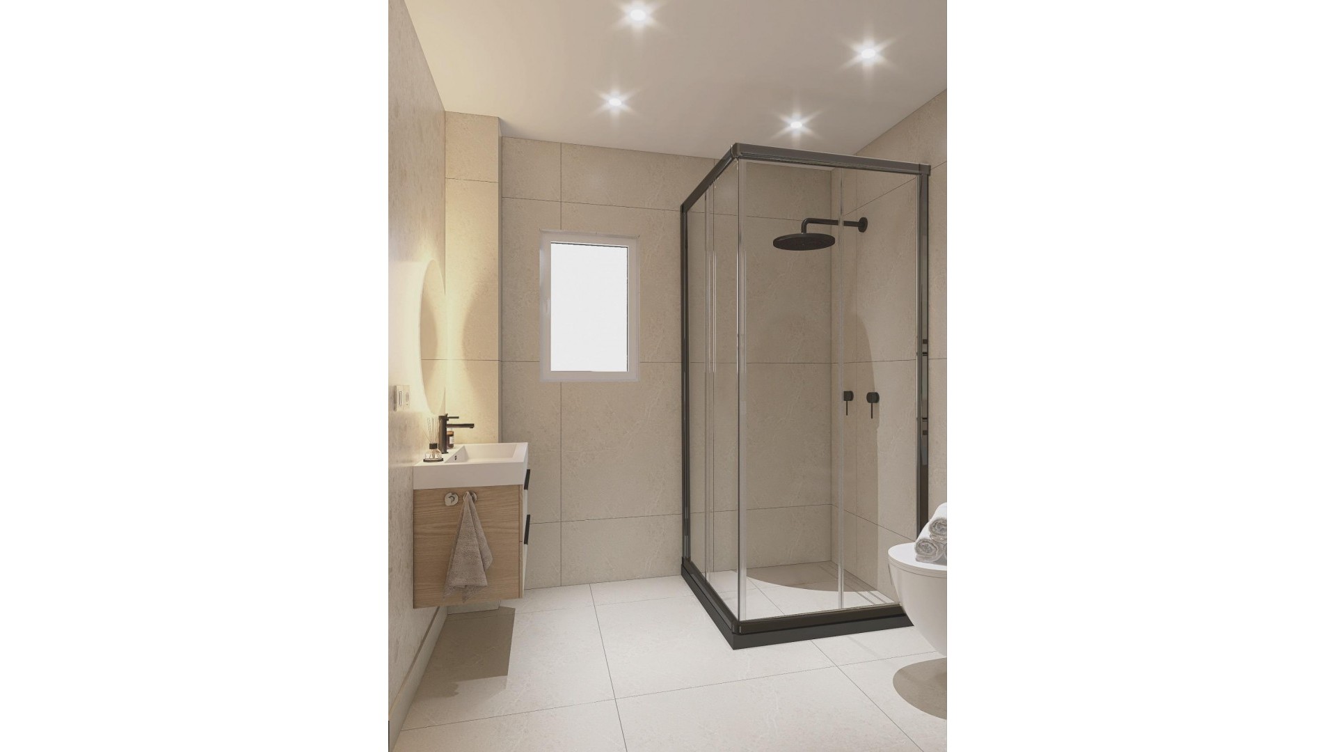 Nybyggd - Villa i parhus -
Bigastro - pueblo