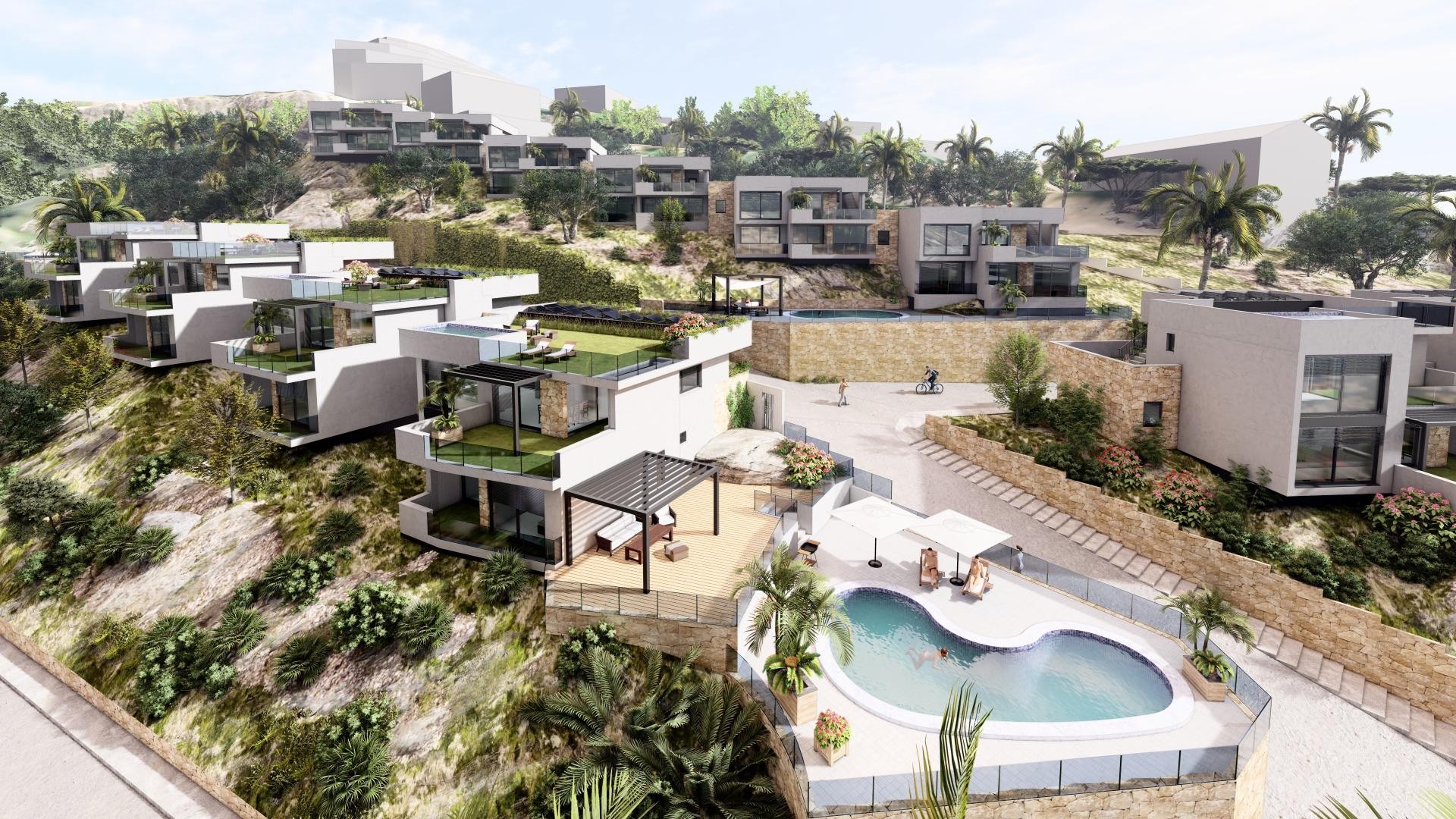 Nybyggeri - Fritliggende villa -
Altea - Sierra de Altea