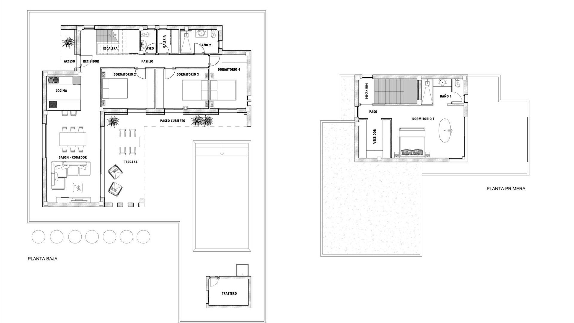 Nybyggeri - Fritliggende villa -
Aspe - Poligono 19