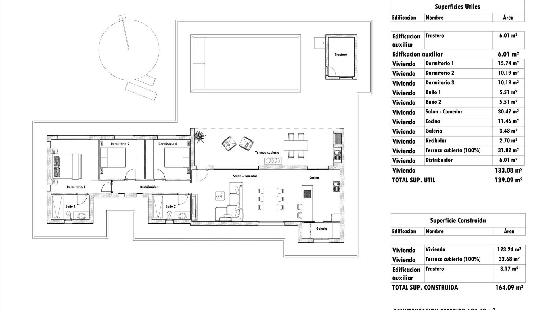 Nybyggeri - Fritliggende villa -
Aspe - Poligono 19