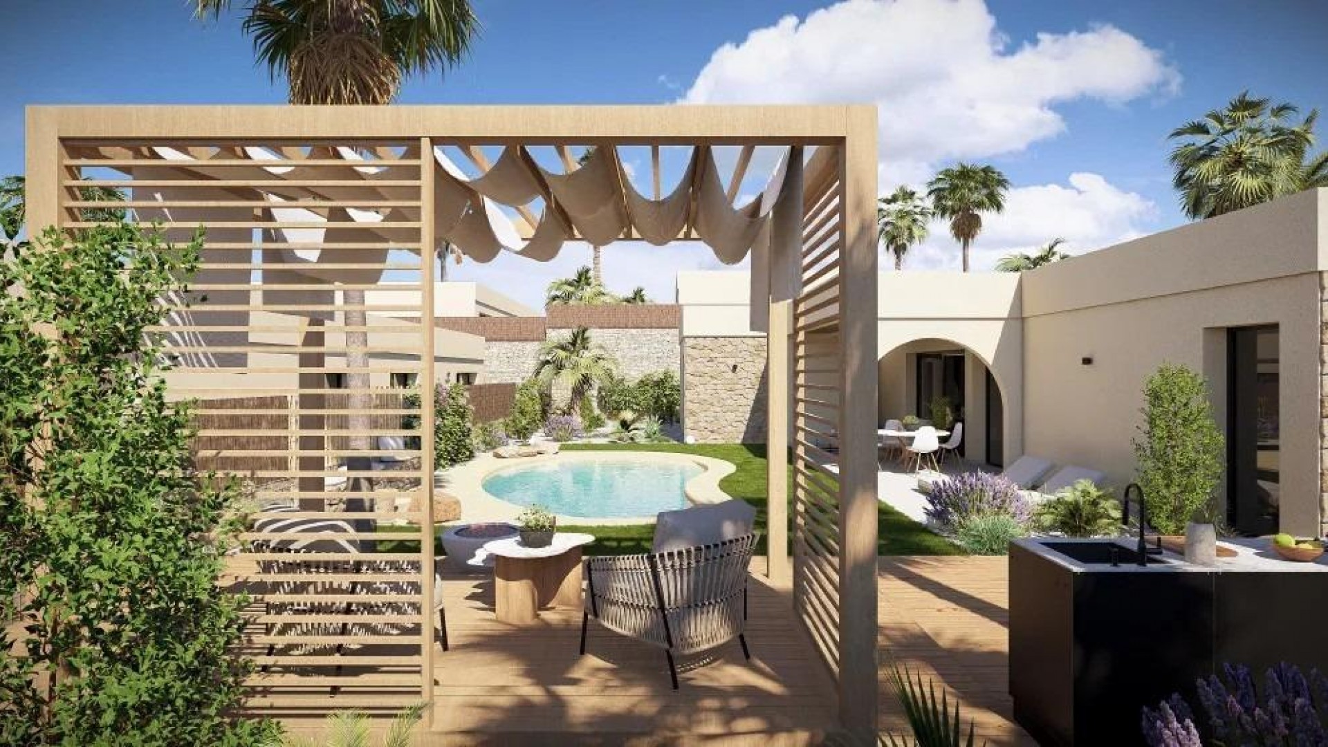 Nybyggeri - Fritliggende villa -
BAÑOS Y MENDIGO - Altaona Golf