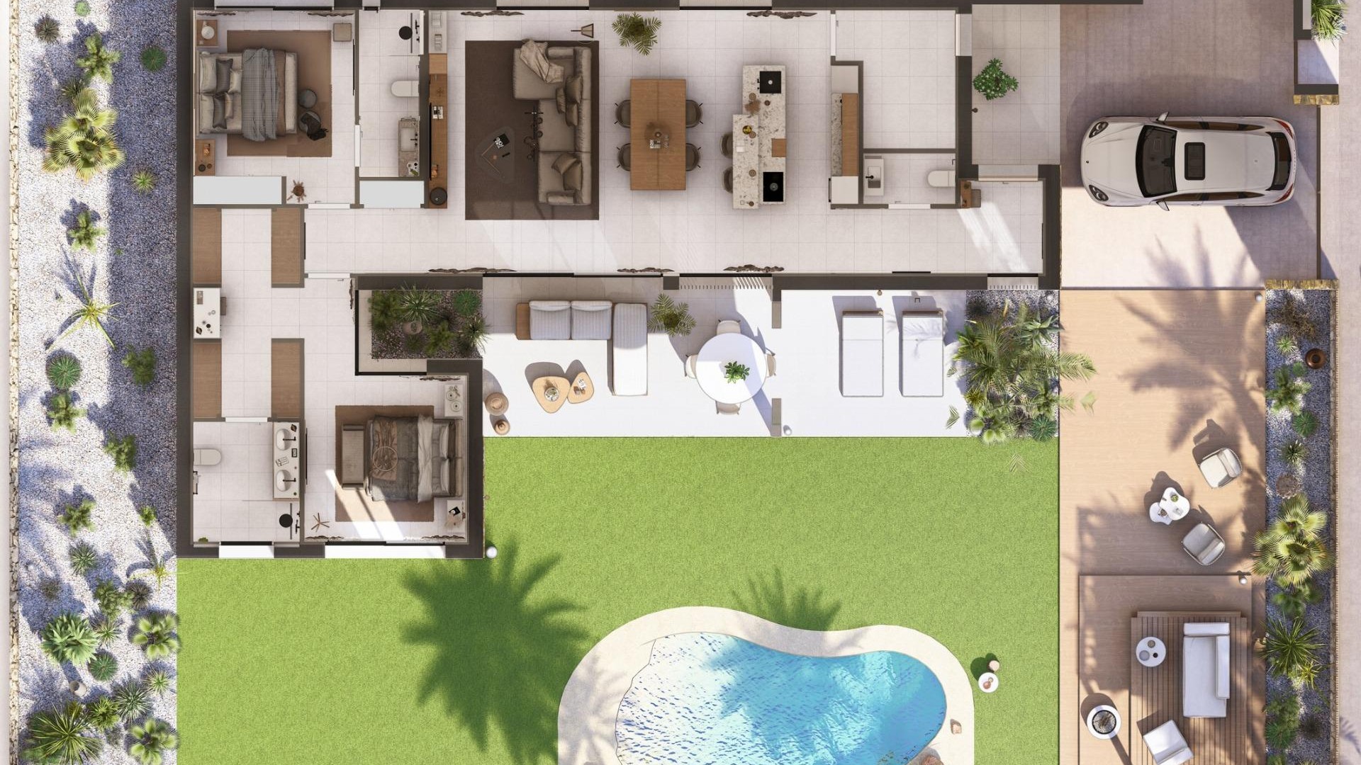 Nybyggeri - Fritliggende villa -
BAÑOS Y MENDIGO - Altaona Golf