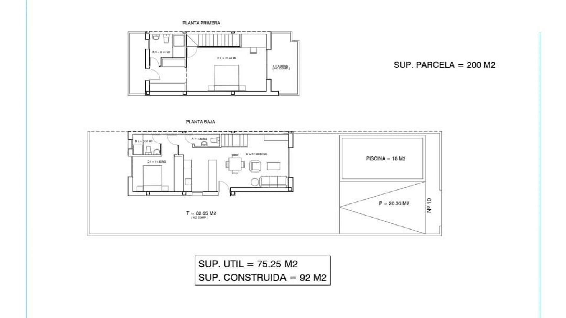 Nybyggeri - Fritliggende villa -
Daya Nueva - pueblo