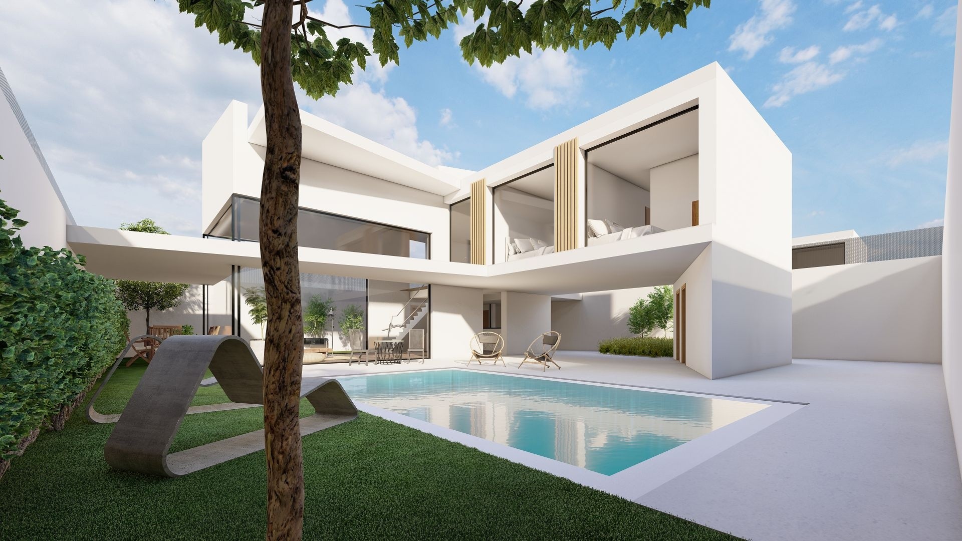 Nybyggeri - Fritliggende villa -
Fortuna