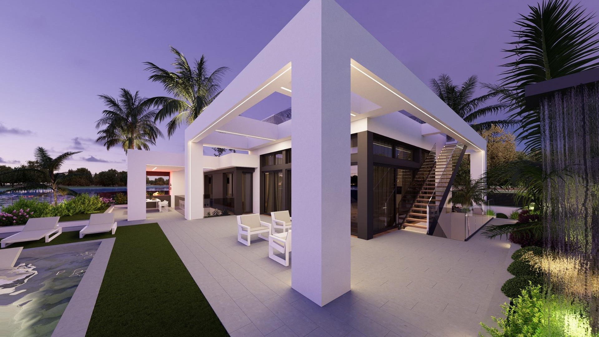 Nybyggeri - Fritliggende villa -
Los Alcazares - Santa Rosalia Lake and Life Resort