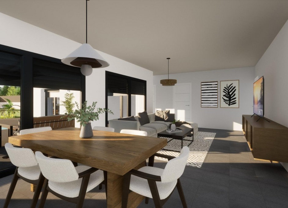 Nybyggeri - Fritliggende villa -
Pinoso - Campo