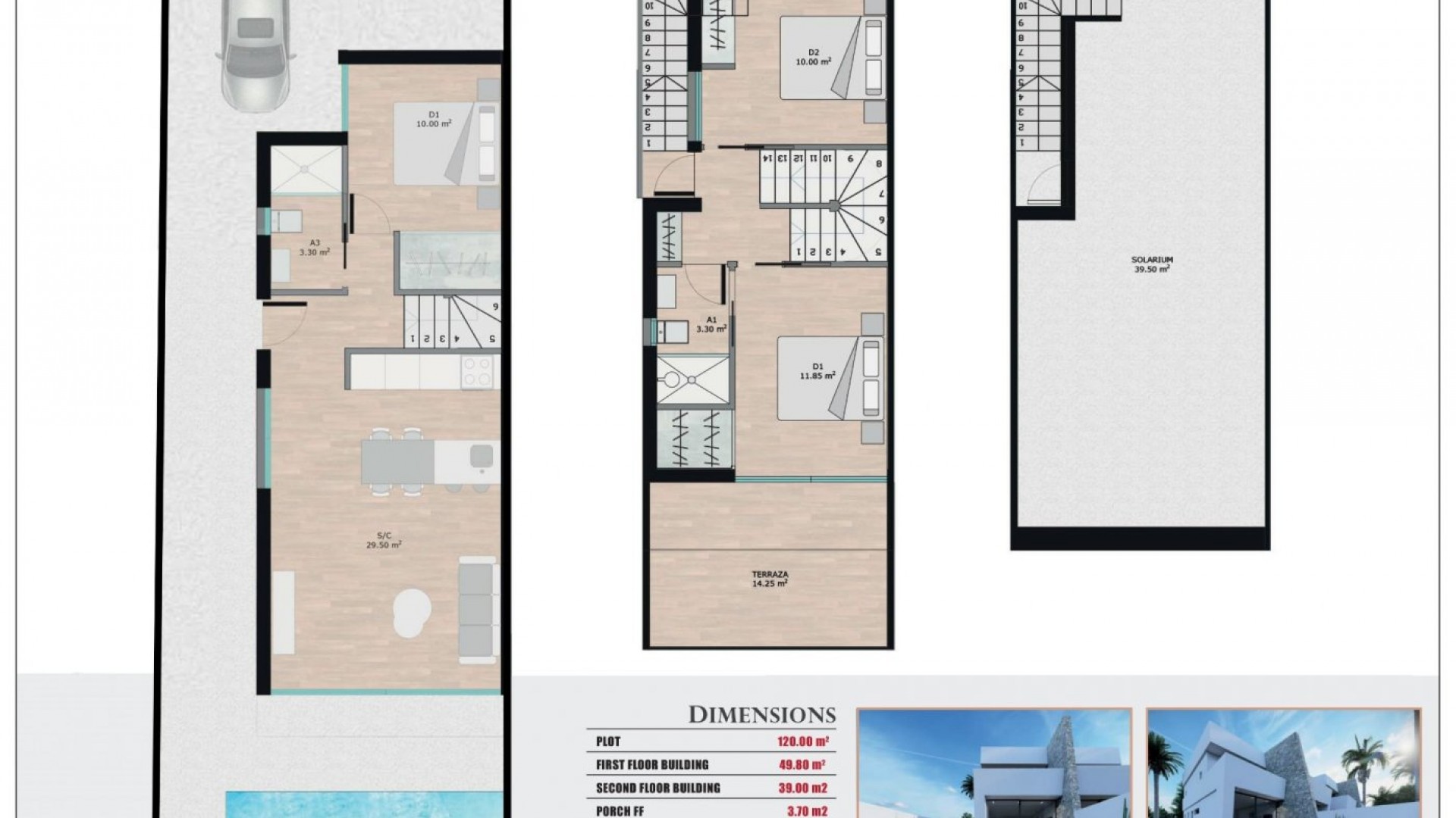 Nybyggeri - Fritliggende villa -
San Javier - San Blas
