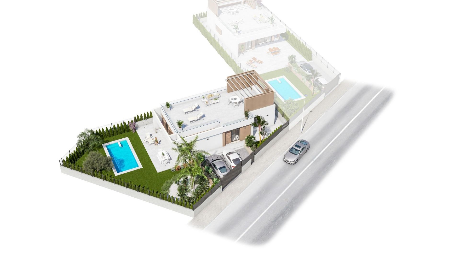 Nybyggeri - Fritliggende villa -
Vera - Pueblo Salinas