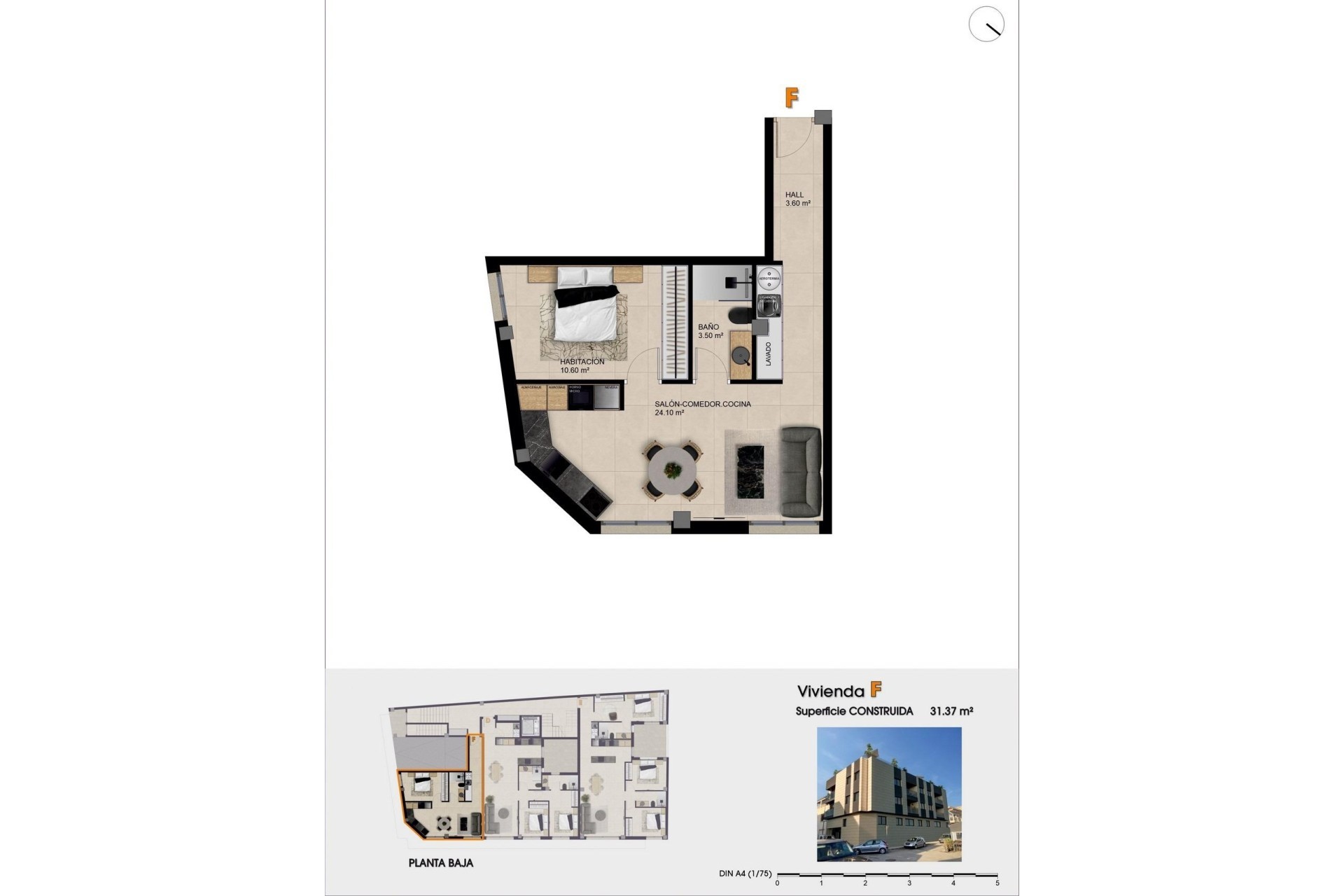Obra Nueva - Apartamento / Piso -
Catral - pueblo