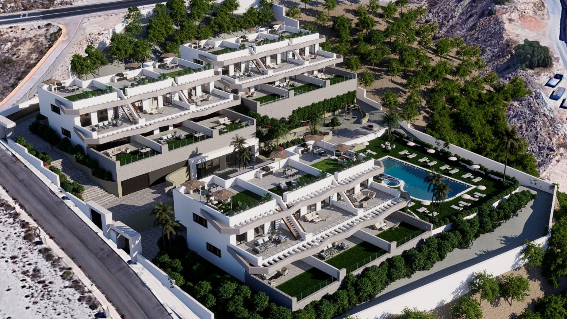 Obra Nueva - Apartamento piso -
Finestrat - Balcón de finestrat