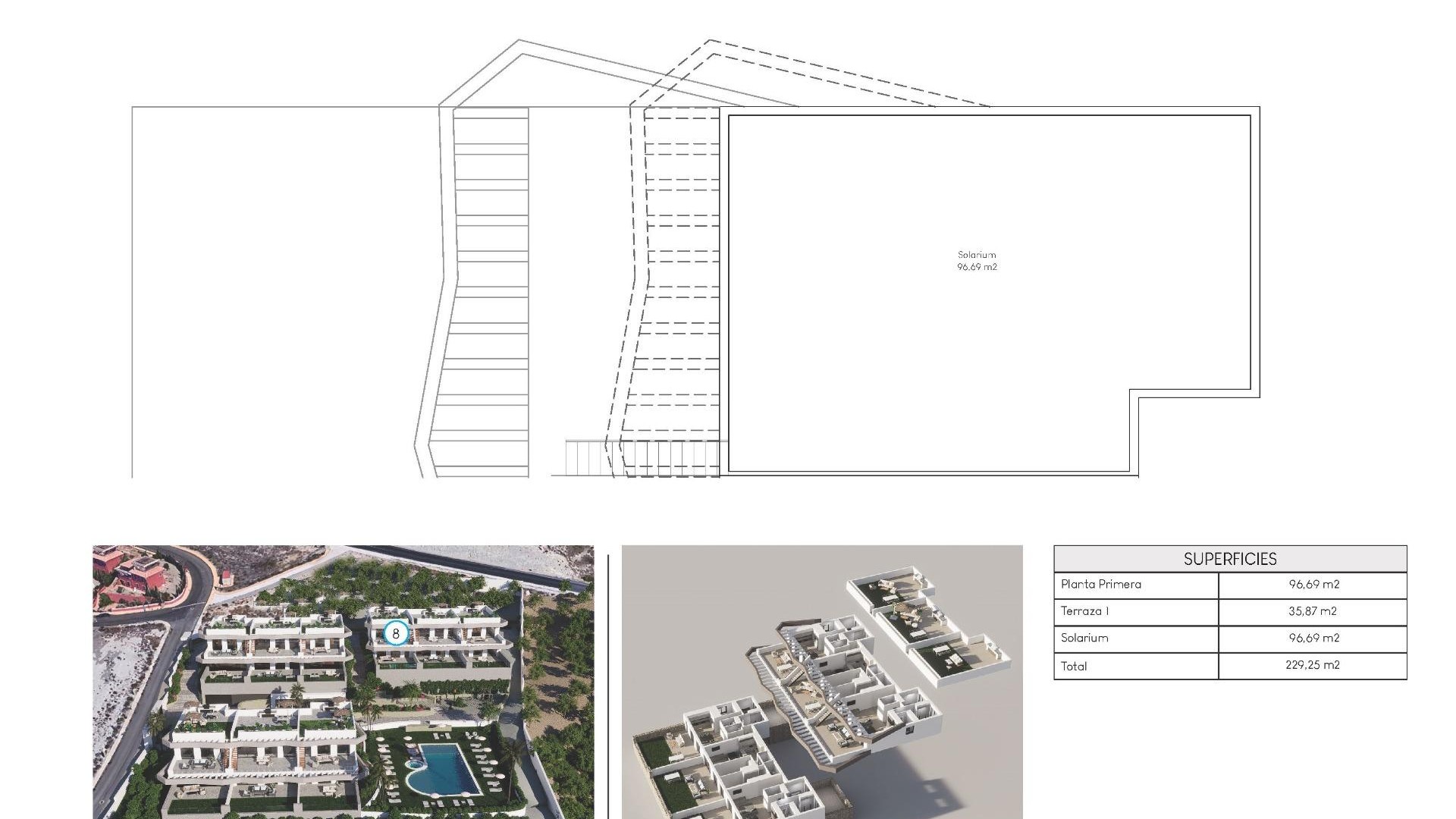 Obra Nueva - Apartamento piso -
Finestrat - Balcón de finestrat