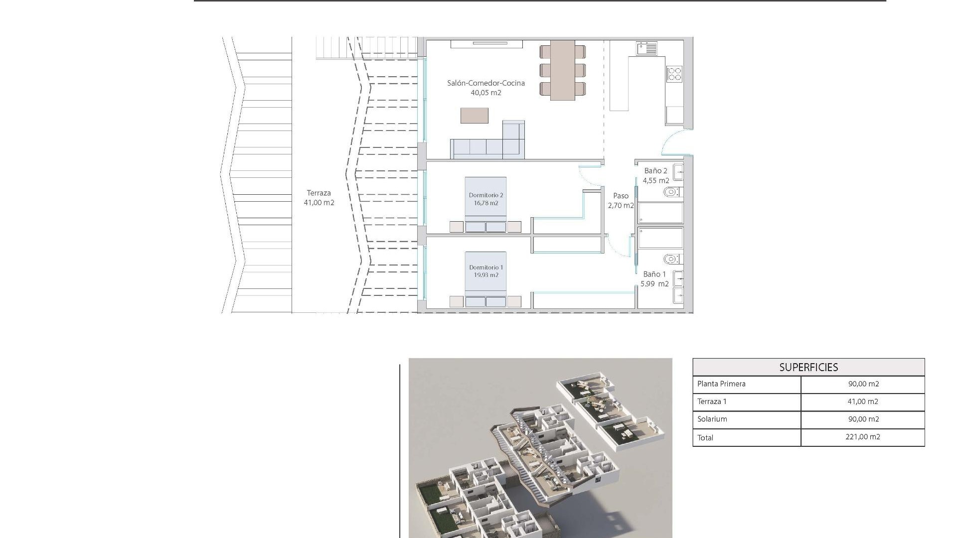 Obra Nueva - Apartamento piso -
Finestrat - Balcón de finestrat