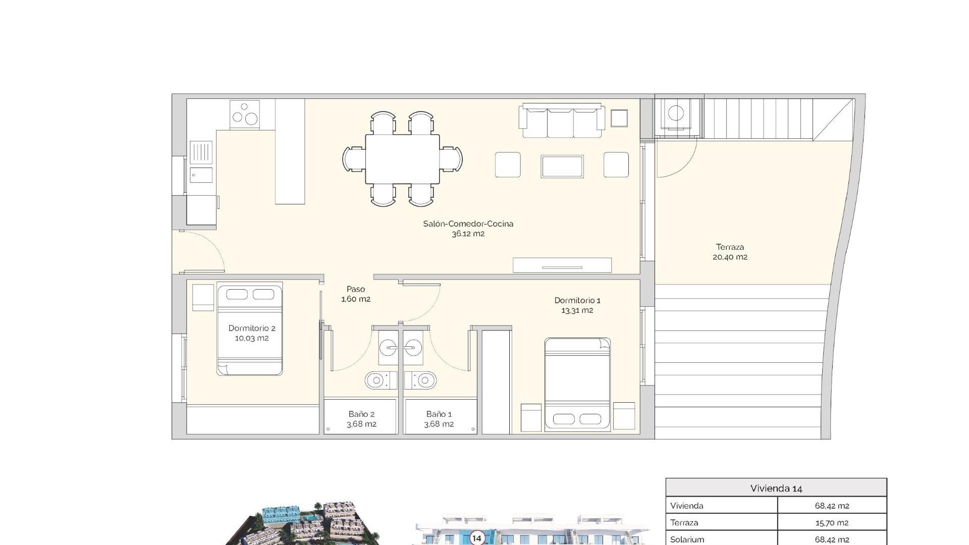 Obra Nueva - Apartamento piso -
Finestrat - Puig Campana Golf