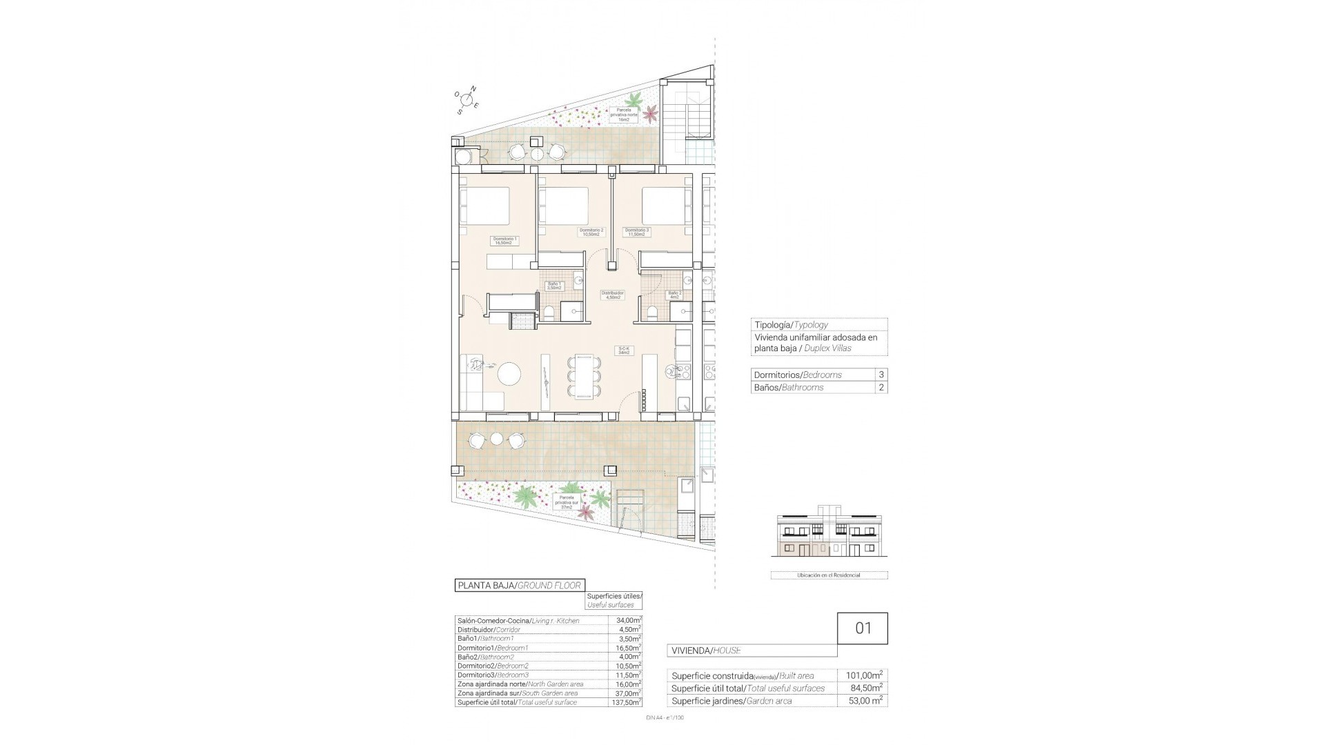 Obra Nueva - Apartamento piso -
Hondón de las Nieves - Canalosa