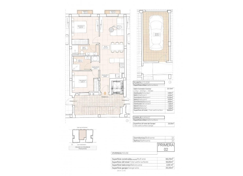 Obra Nueva - Apartamento piso -
Hondón de las Nieves - Pueblo