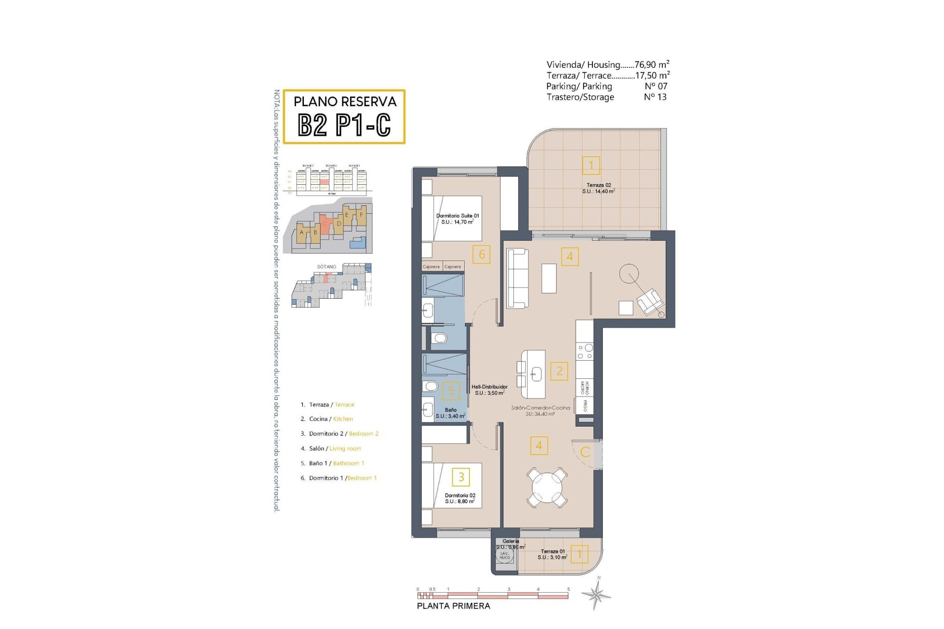 Obra Nueva - Apartamento / Piso -
Los Alcázares - Serena Golf