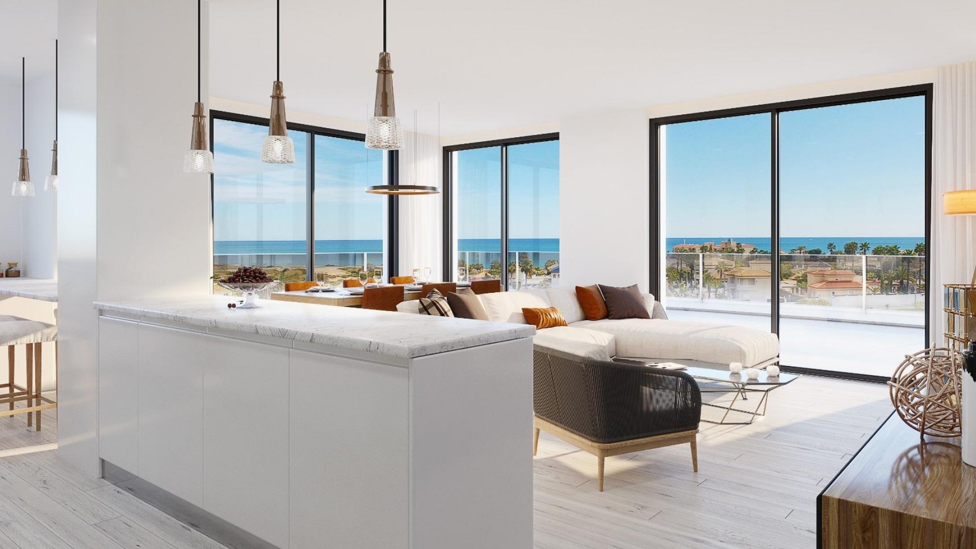 Obra Nueva - Apartamento piso -
Orihuela Costa - Playa Flamenca