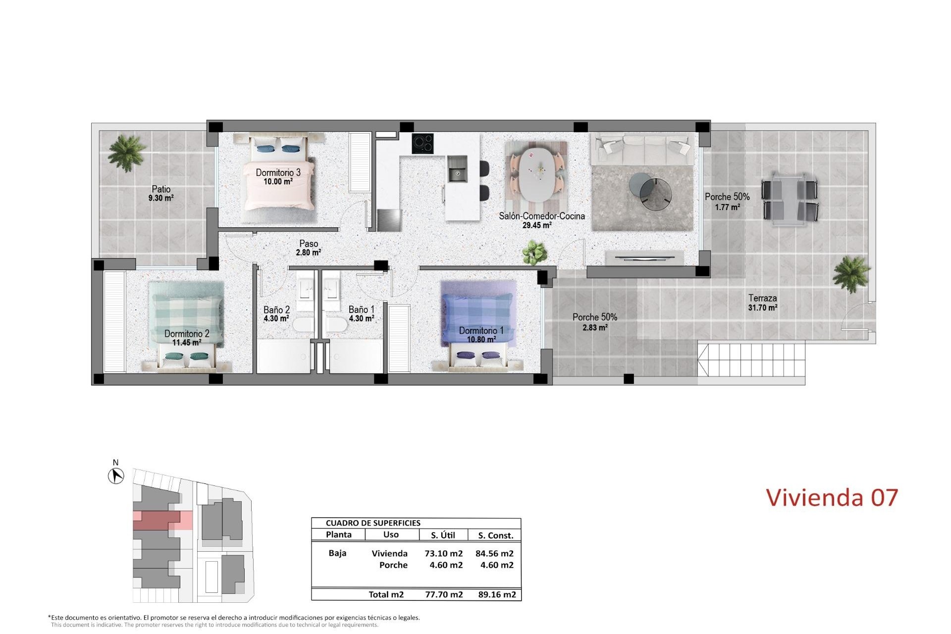 Obra Nueva - Apartamento / Piso -
Pilar de la Horadada - pueblo