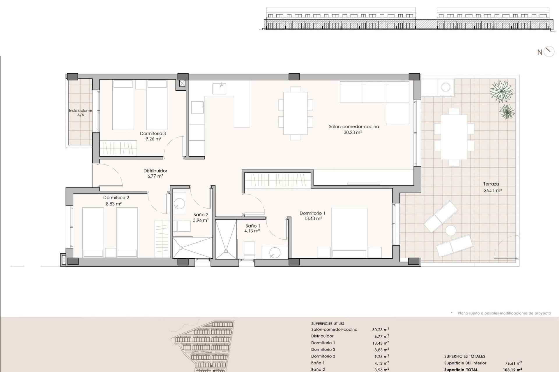 Obra Nueva - Apartamento / Piso -
Pulpí - Aguilón Golf