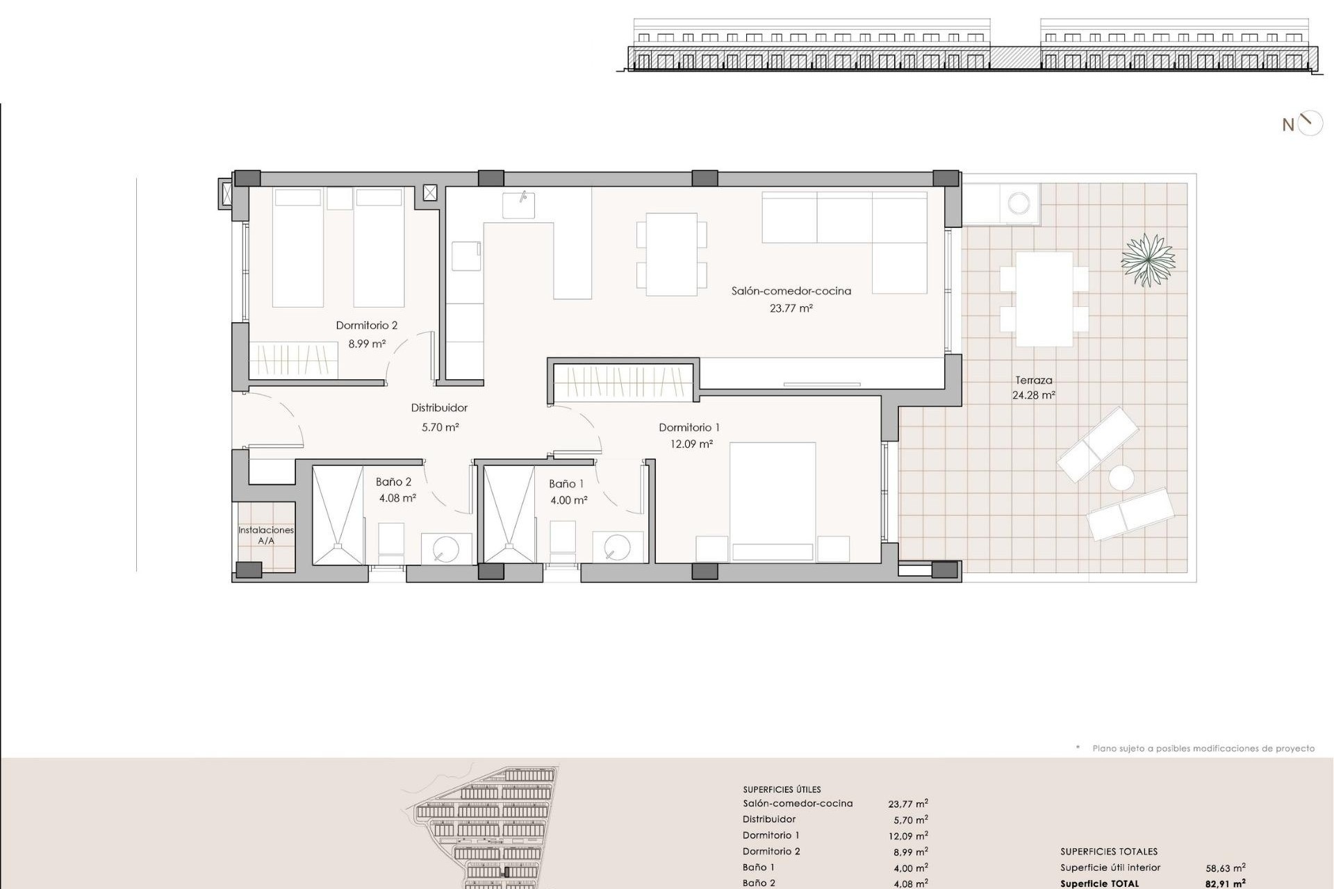 Obra Nueva - Apartamento / Piso -
Pulpí - Aguilón Golf