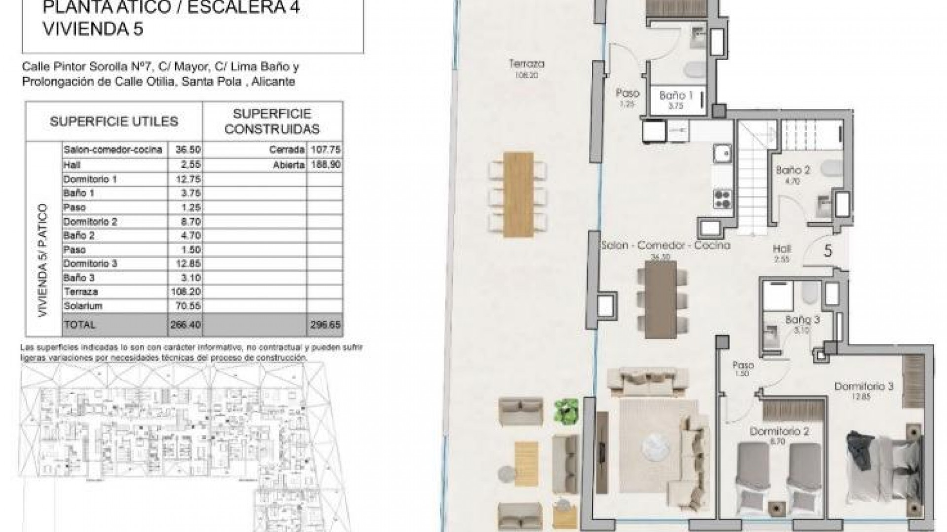 Obra Nueva - Apartamento piso -
Santa Pola - Estacion de autobuses