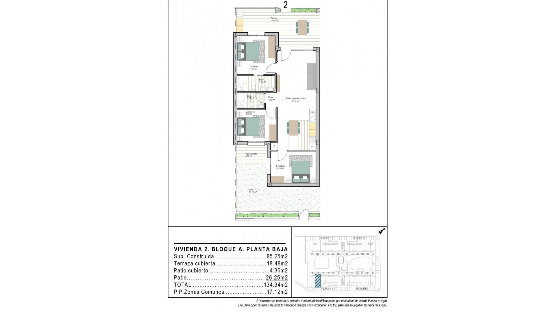 Obra Nueva - Apartamento piso -
Torre Pacheco - San Cayetano