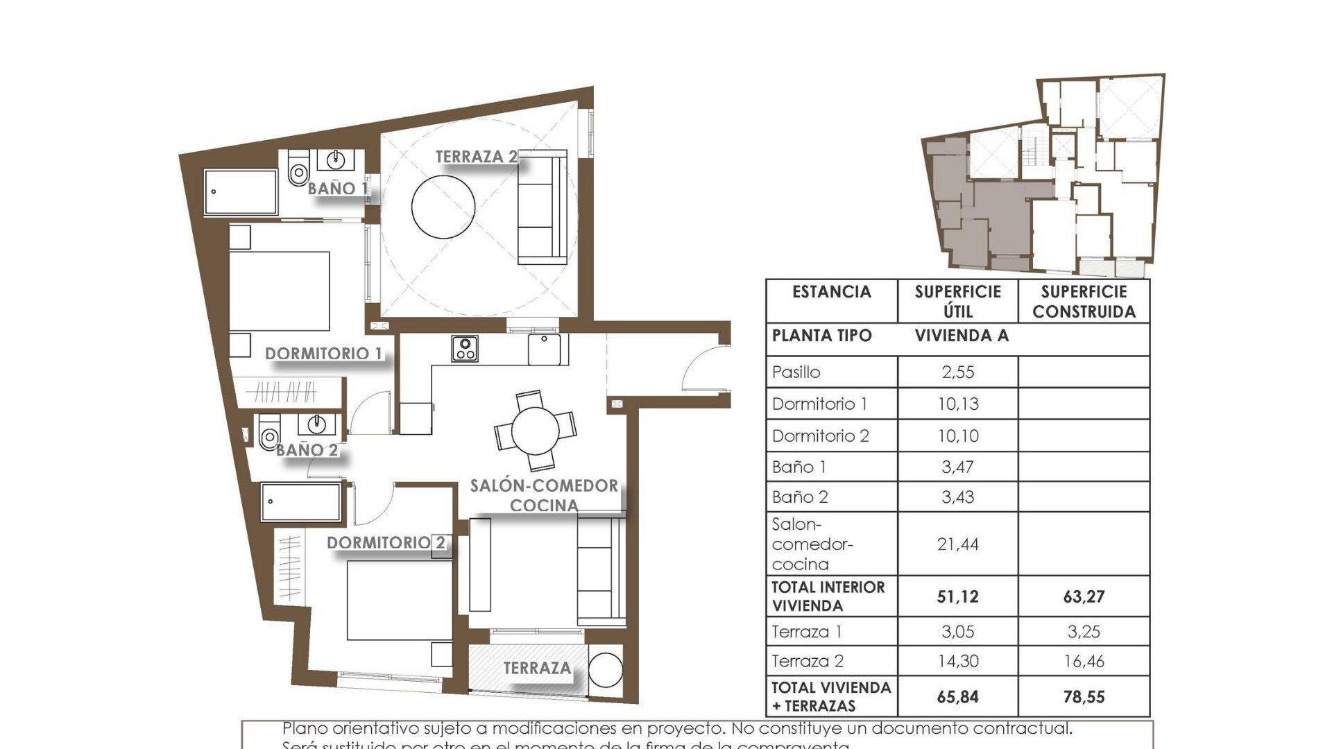 Obra Nueva - Apartamento piso -
Torrevieja - Playa de El Cura