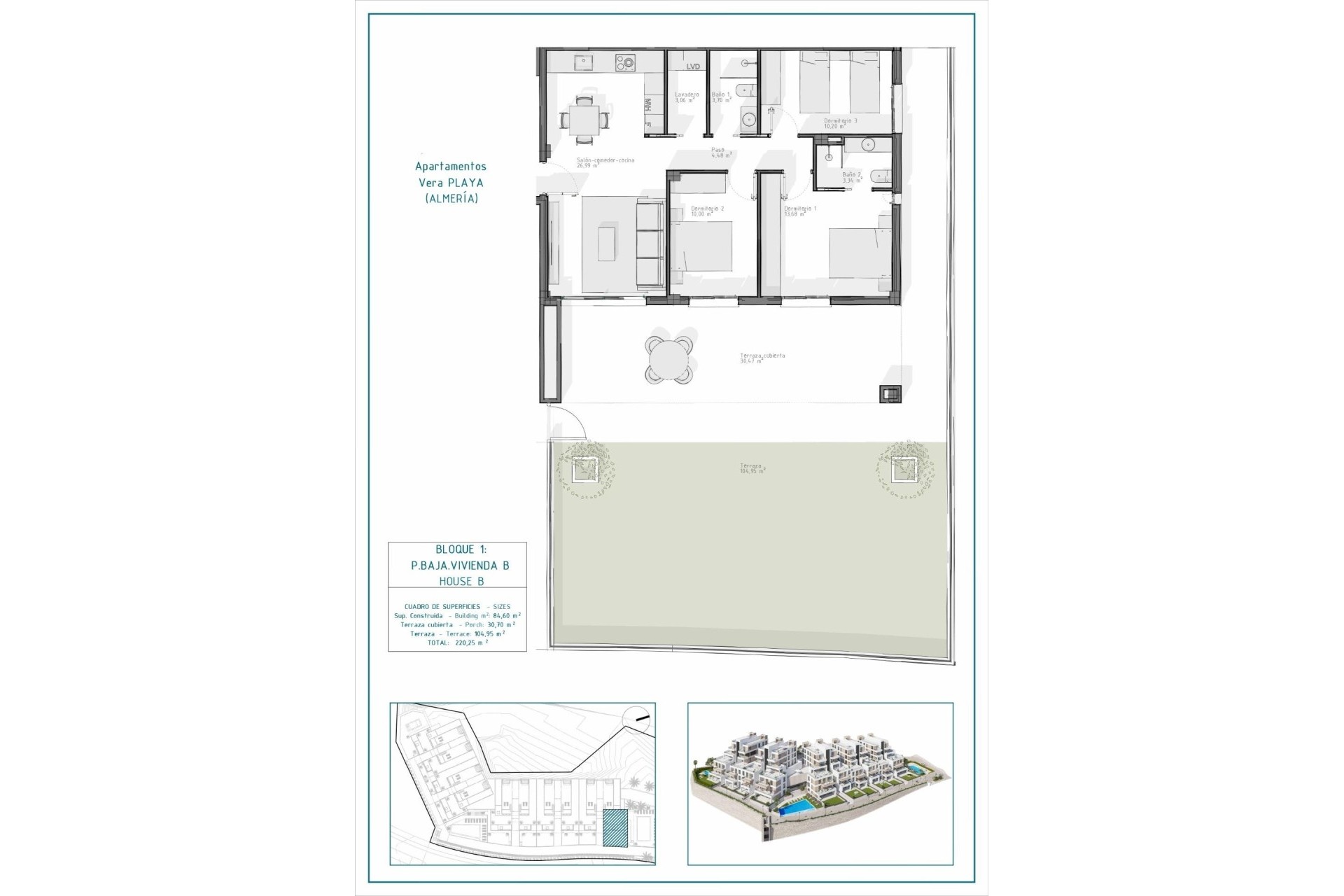 Obra Nueva - Apartamento / Piso -
Vera - Pueblo Salinas