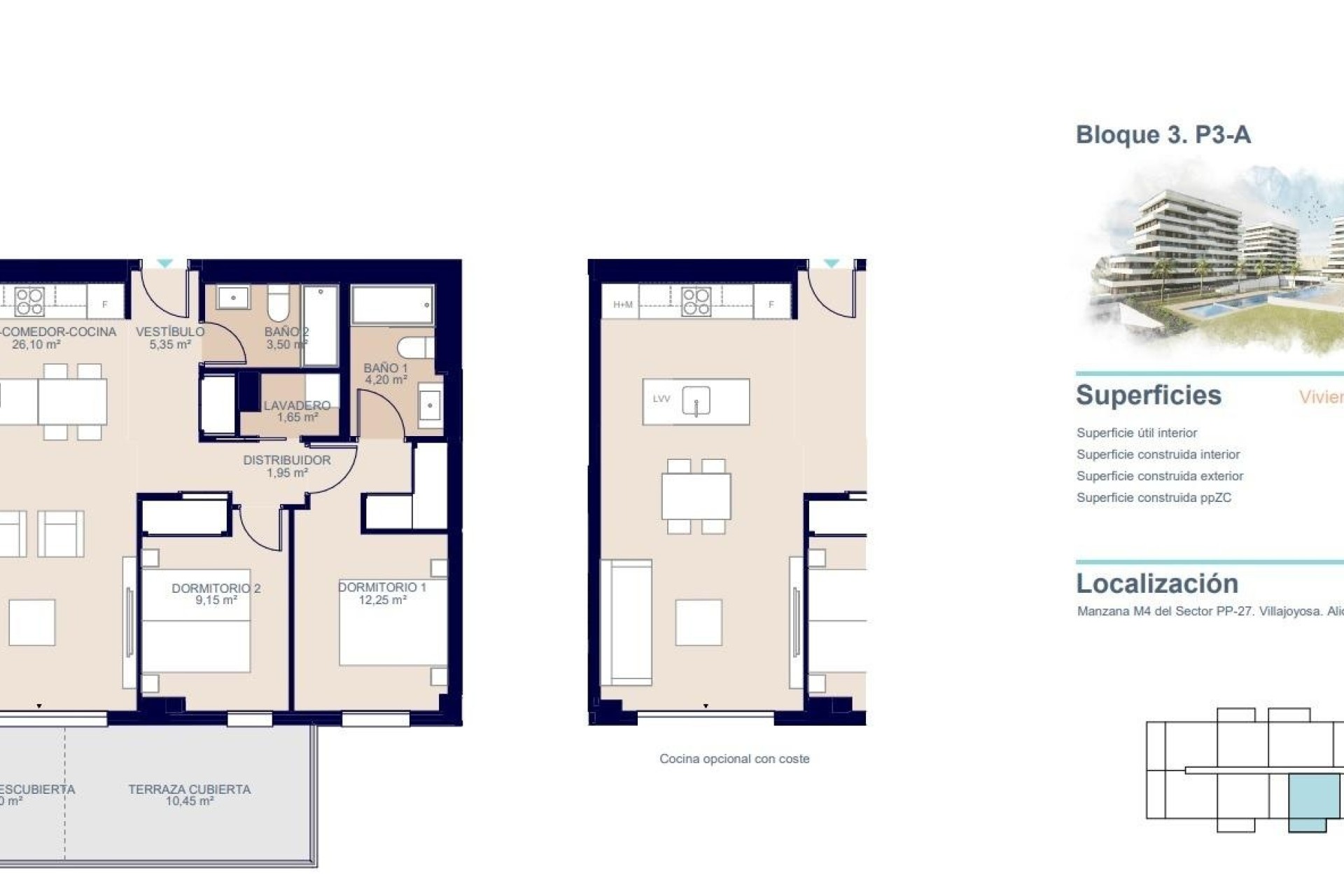 Obra Nueva - Apartamento / Piso -
Villajoyosa - Playa del Torres