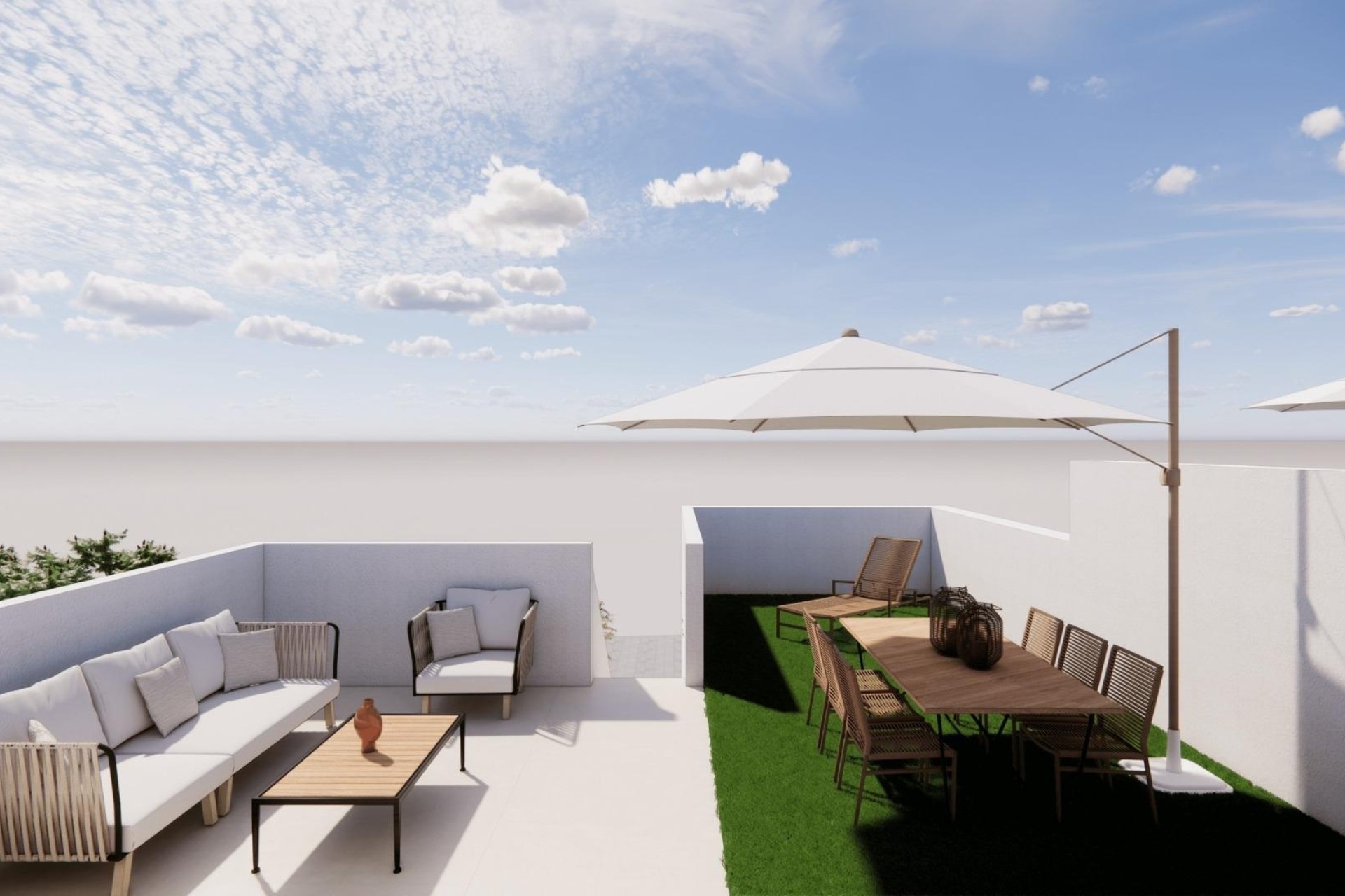 Obra Nueva - Casa de pueblo -
Pilar de la Horadada - Barrio los Segundas