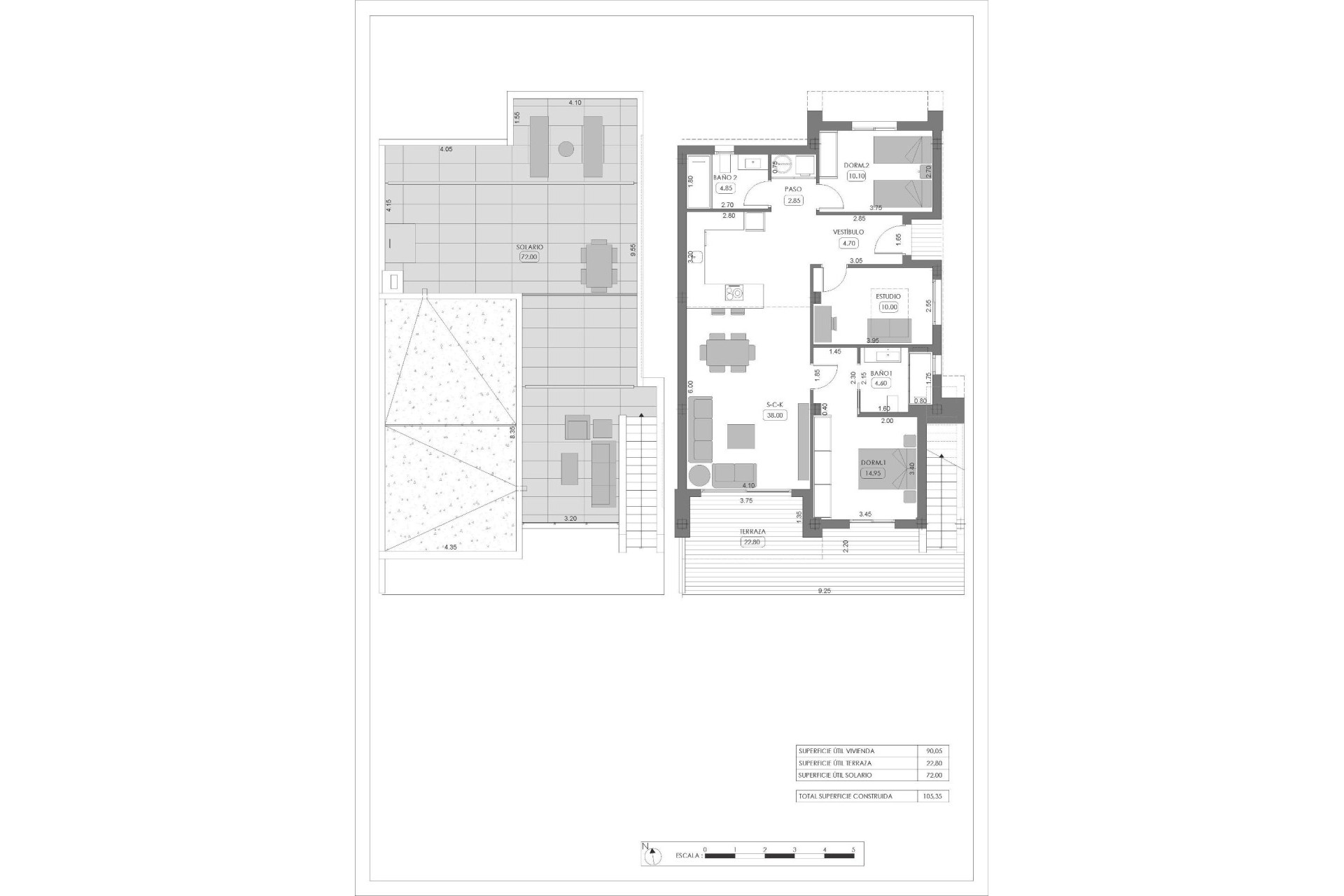 Obra Nueva - Chalet Independiente -
Algorfa - La Finca Golf