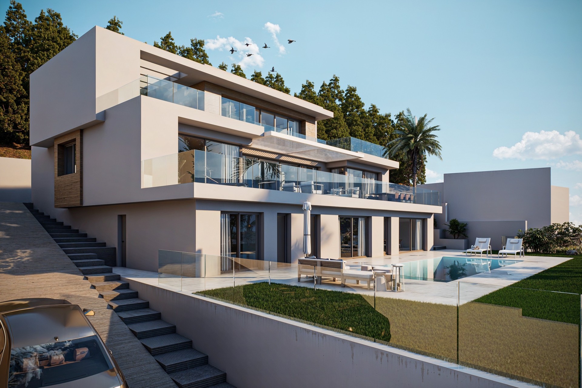Obra Nueva - Chalet Independiente -
Altea