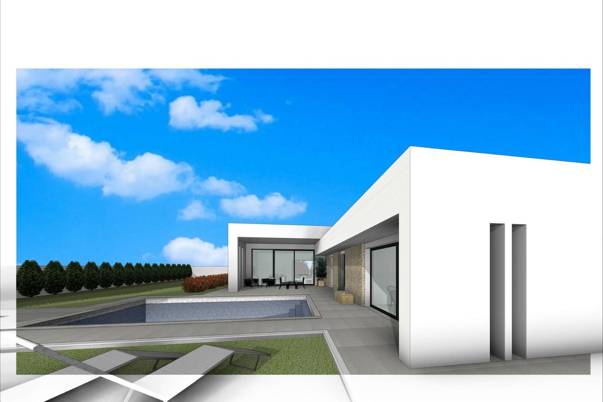 Obra Nueva - Chalet Independiente -
Aspe - Poligono 19