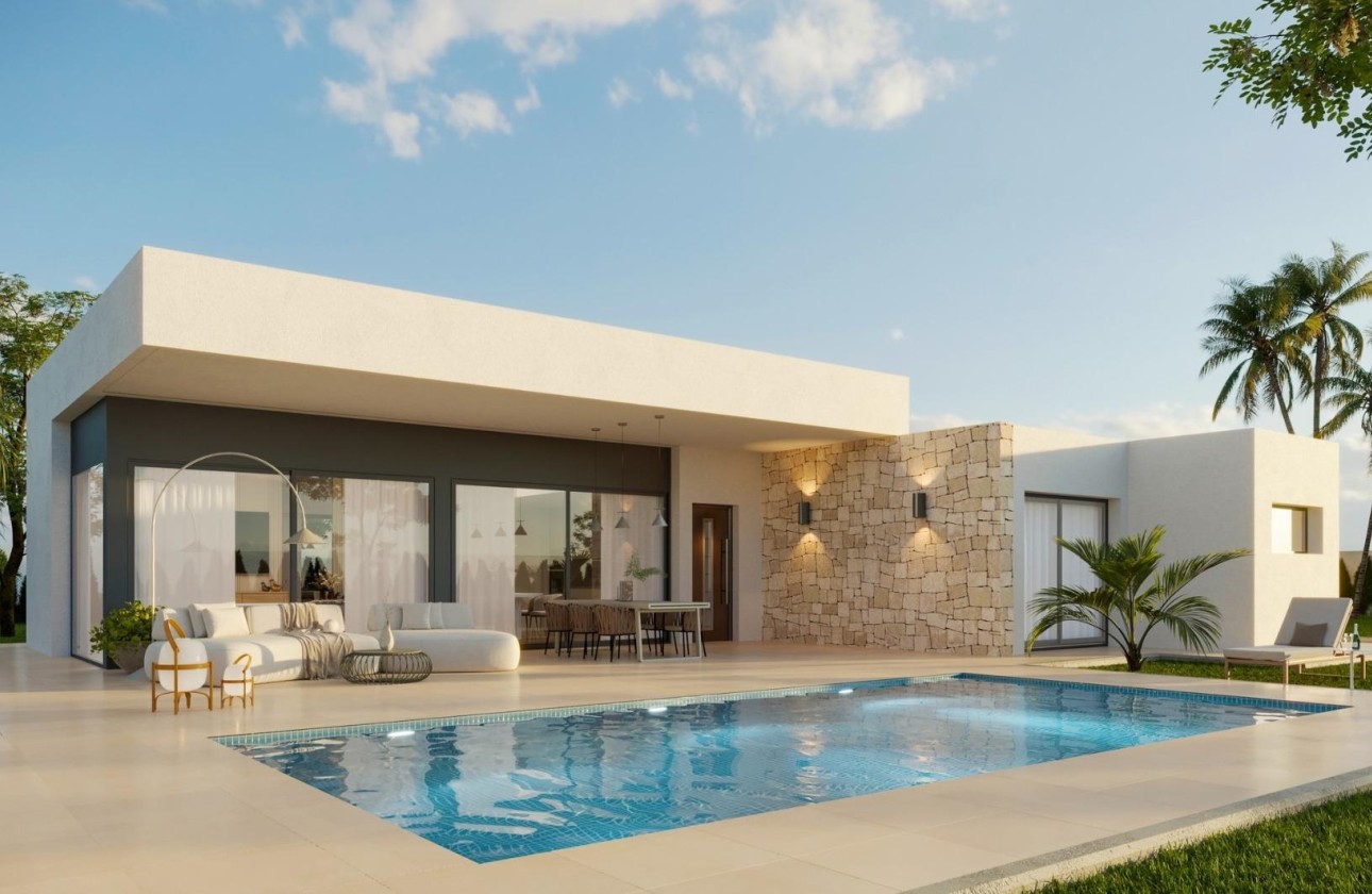 Obra Nueva - Chalet Independiente -
Aspe - Poligono 19