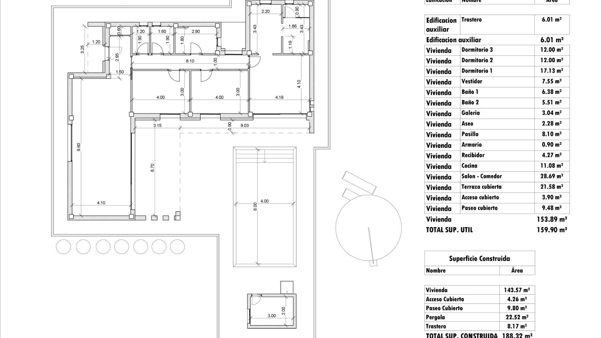 Obra Nueva - Chalet Independiente -
Aspe - Poligono 19