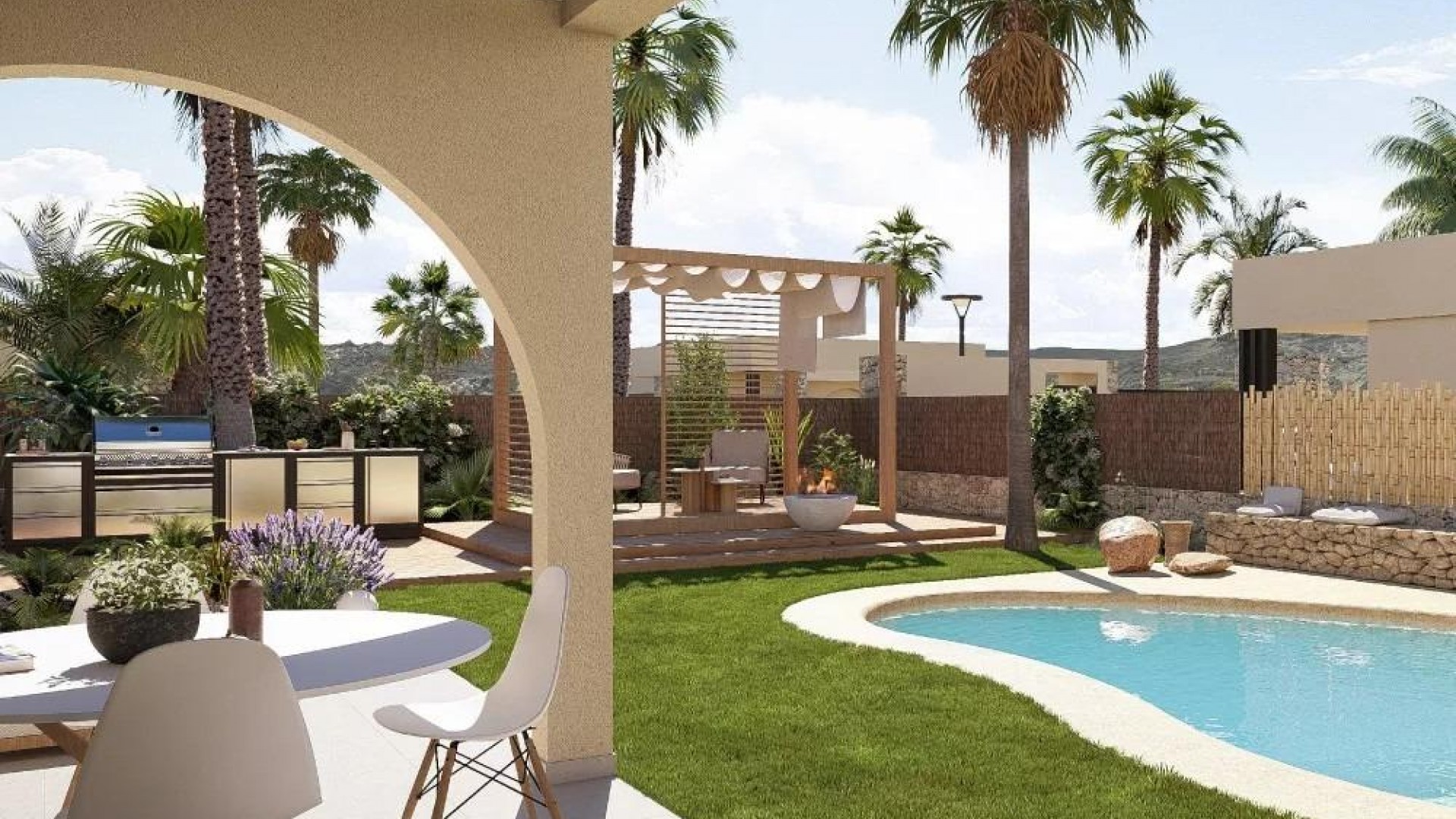 Obra Nueva - Chalet Independiente -
BAÑOS Y MENDIGO - Altaona Golf