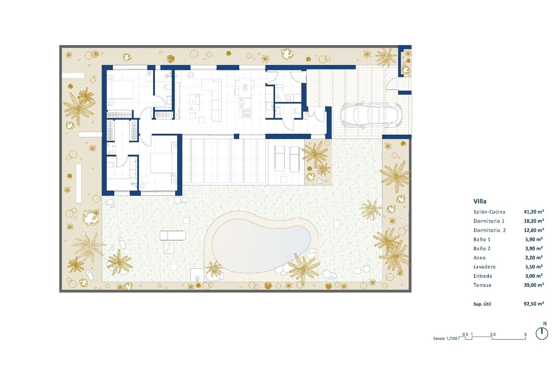 Obra Nueva - Chalet Independiente -
BAÑOS Y MENDIGO - Altaona Golf