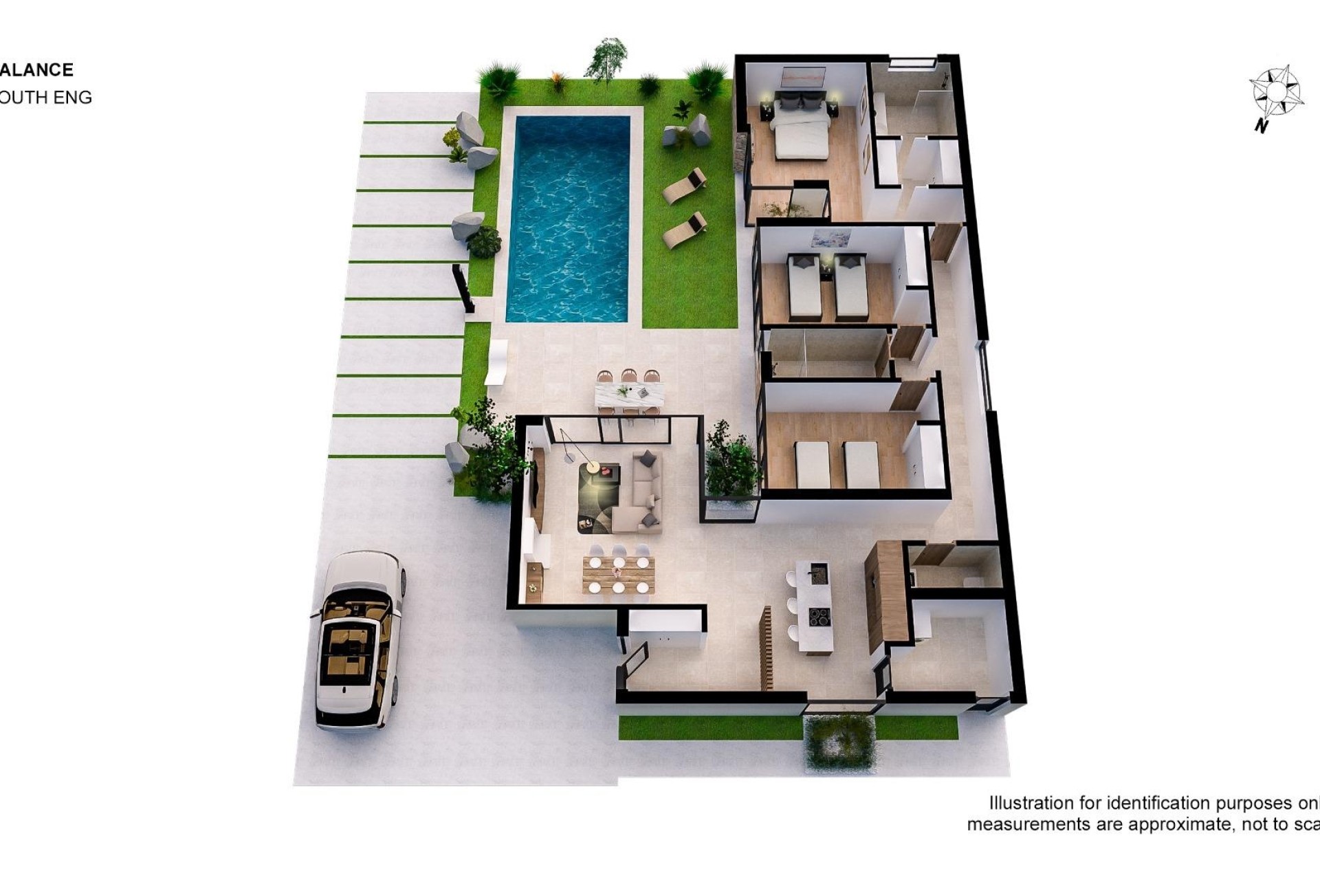 Obra Nueva - Chalet Independiente -
BAÑOS Y MENDIGO - Altaona Golf