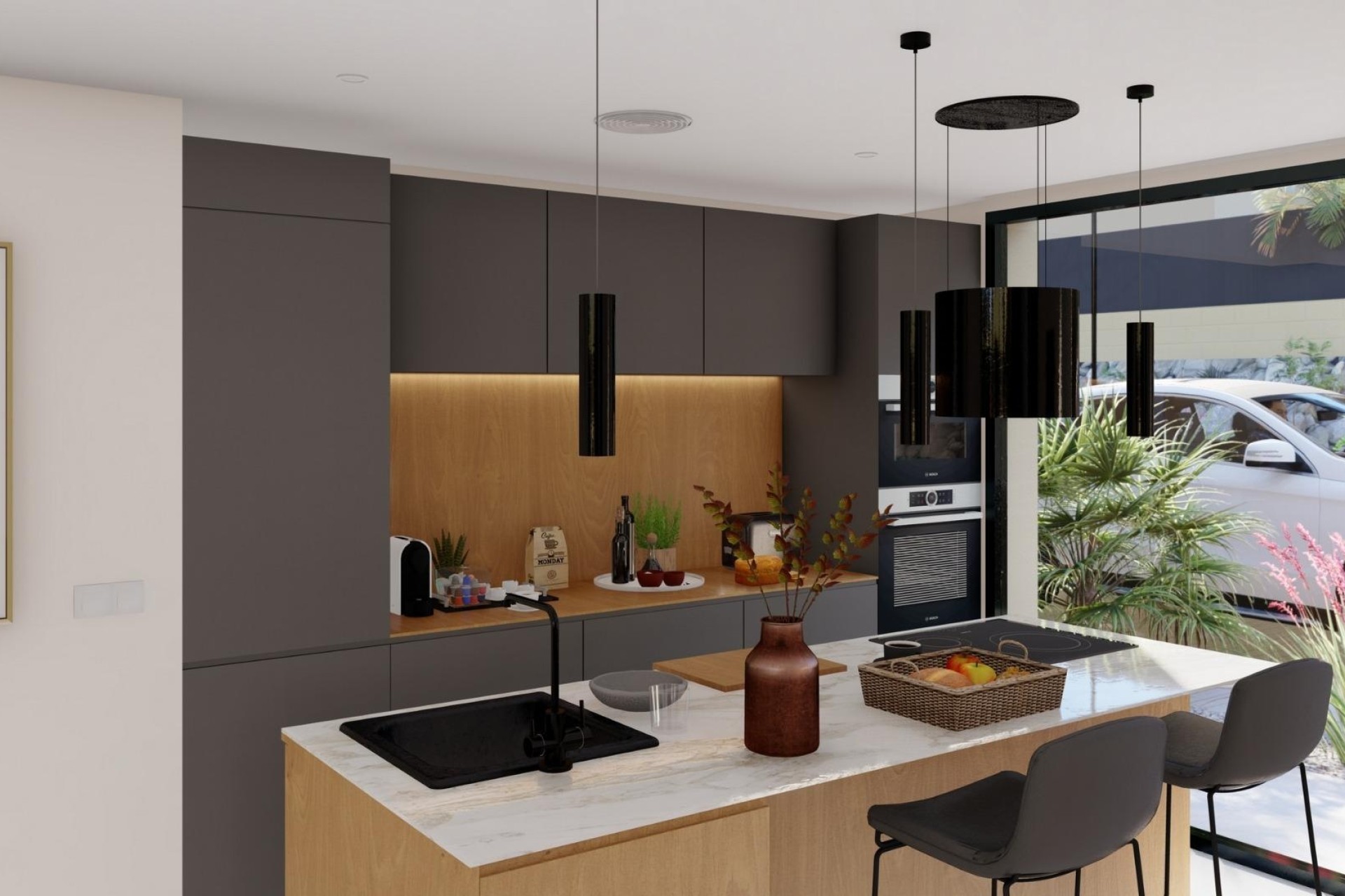 Obra Nueva - Chalet Independiente -
BAÑOS Y MENDIGO - Altaona Golf