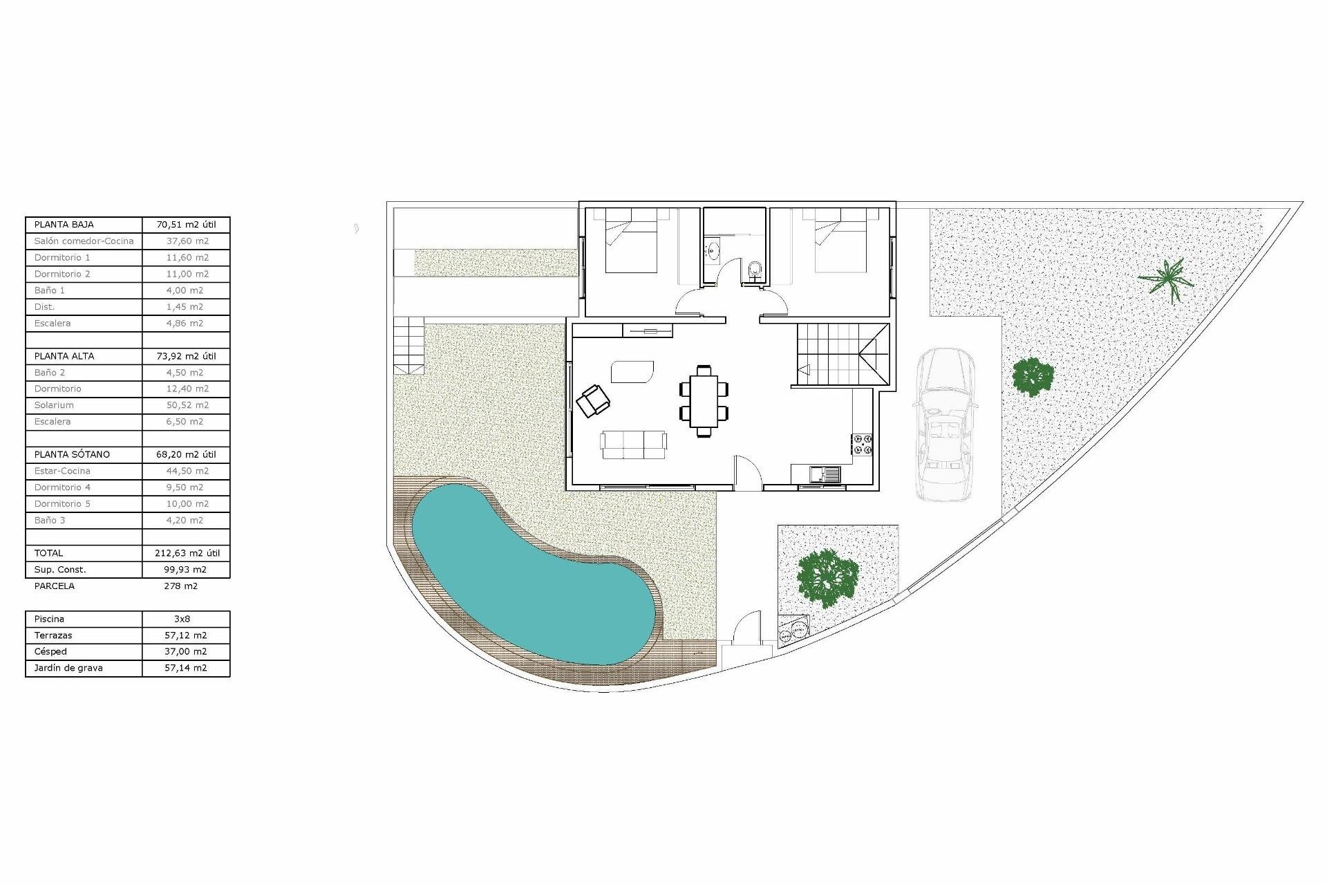 Obra Nueva - Chalet Independiente -
Ciudad Quesada - Rojales - La Marquesa Golf