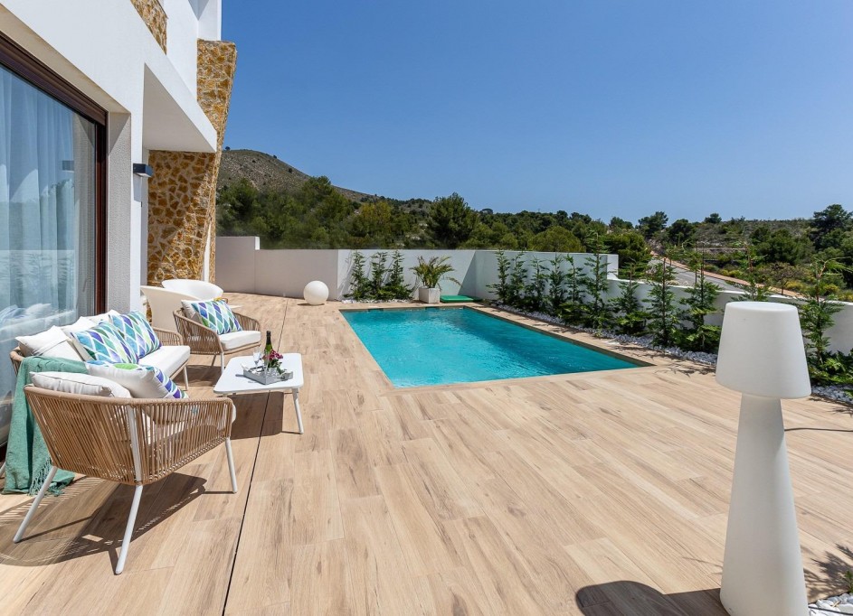 Obra Nueva - Chalet Independiente -
Finestrat - Balcón de finestrat