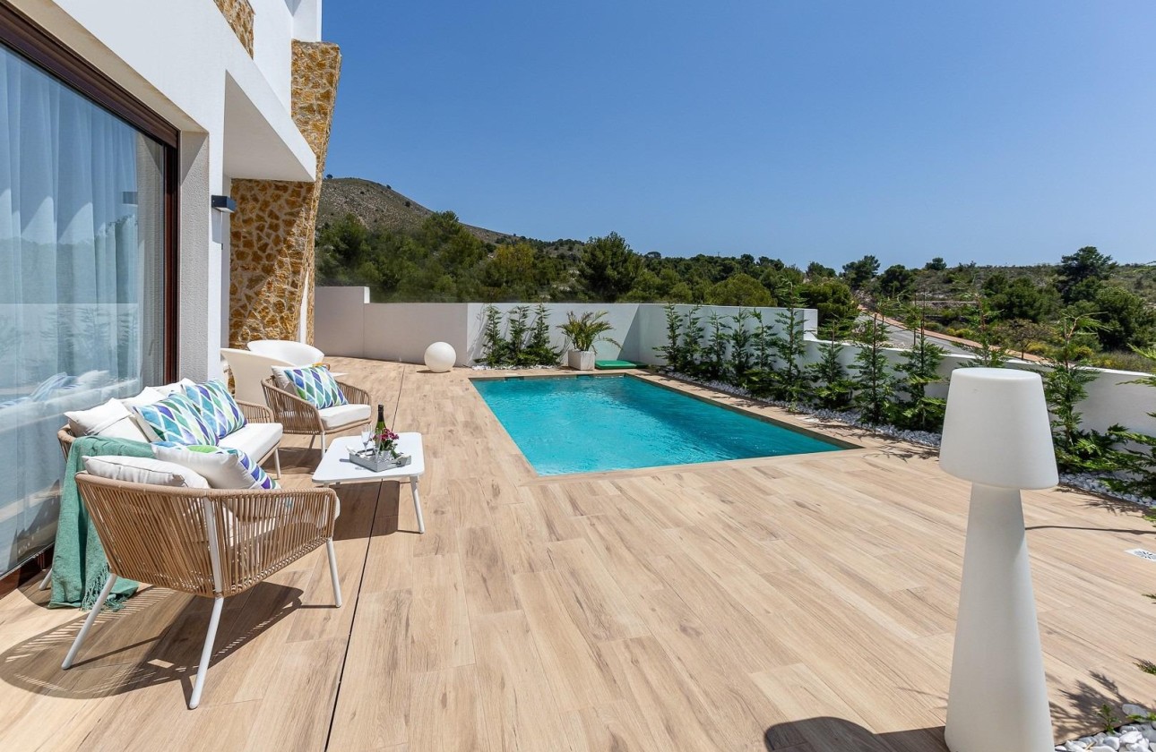 Obra Nueva - Chalet Independiente -
Finestrat - Balcón de finestrat