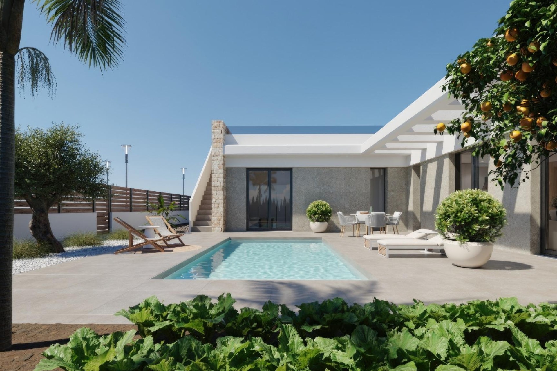Obra Nueva - Chalet Independiente -
Fuente Alamo - Hacienda Del Álamo Golf