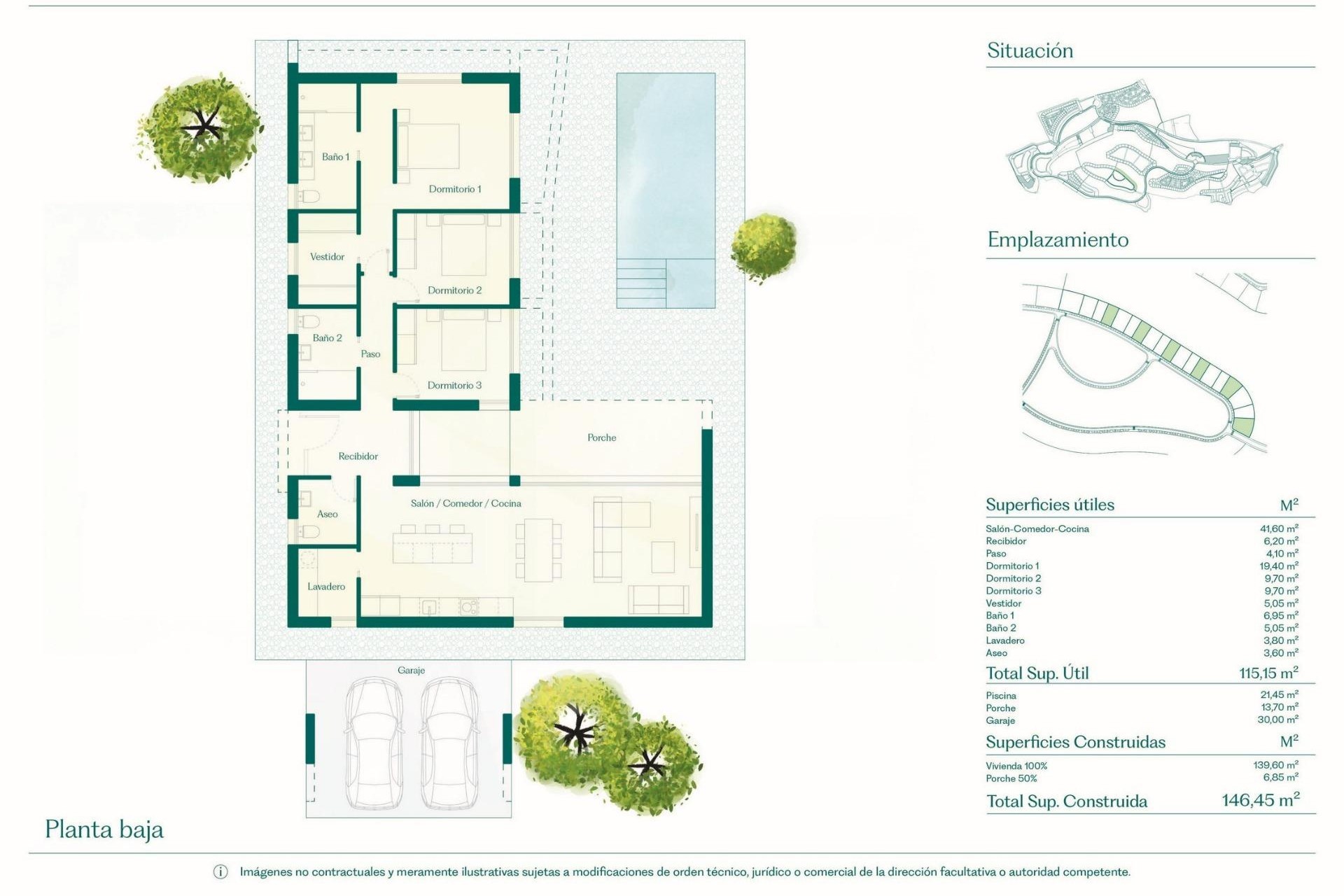 Obra Nueva - Chalet Independiente -
Fuente Alamo - Hacienda Del Álamo Golf