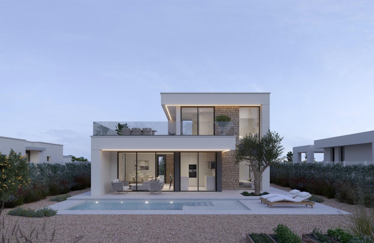 Obra Nueva - Chalet Independiente -
Fuente Alamo - Hacienda Del Álamo Golf