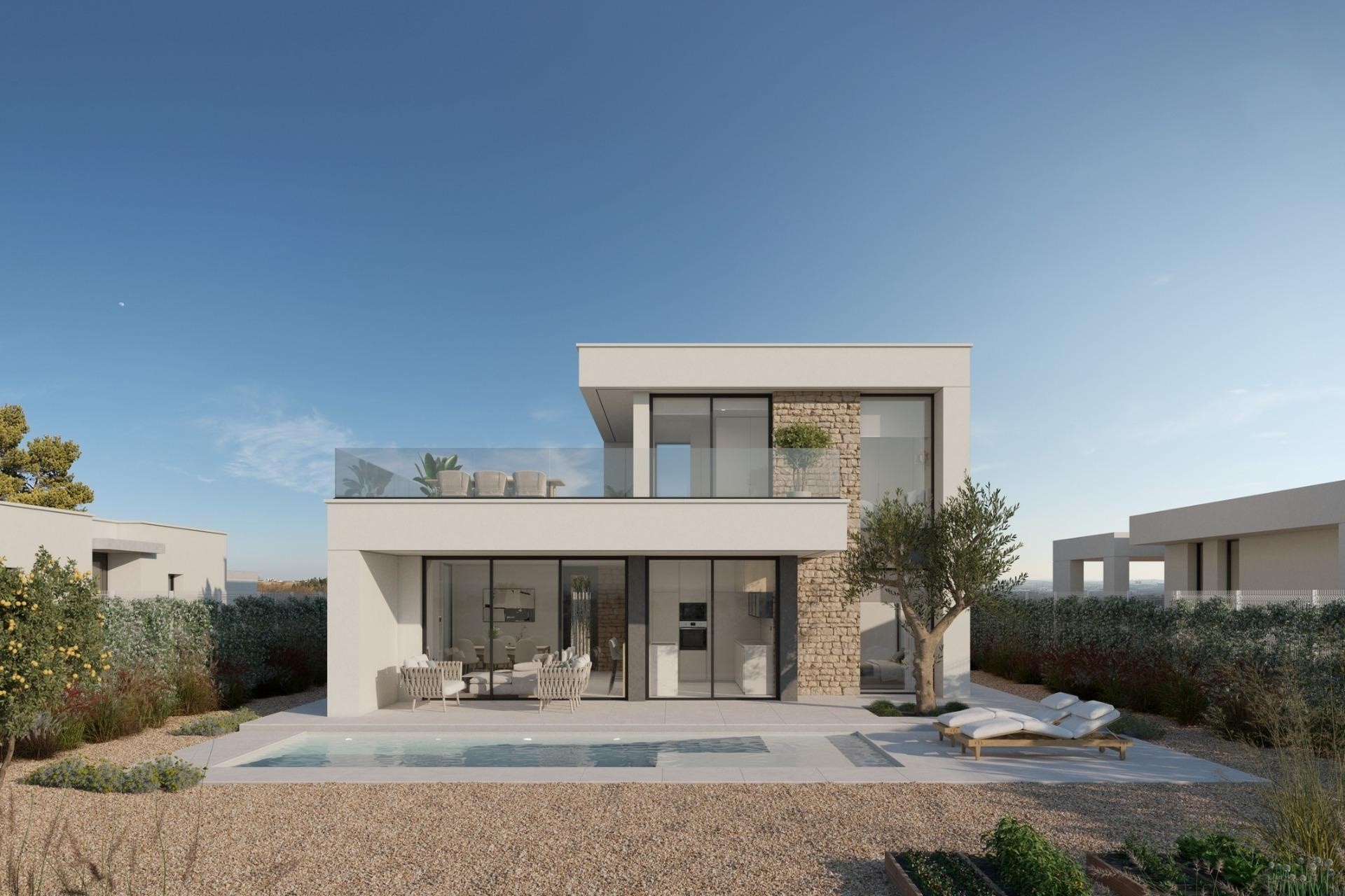 Obra Nueva - Chalet Independiente -
Fuente Alamo - Hacienda Del Álamo Golf